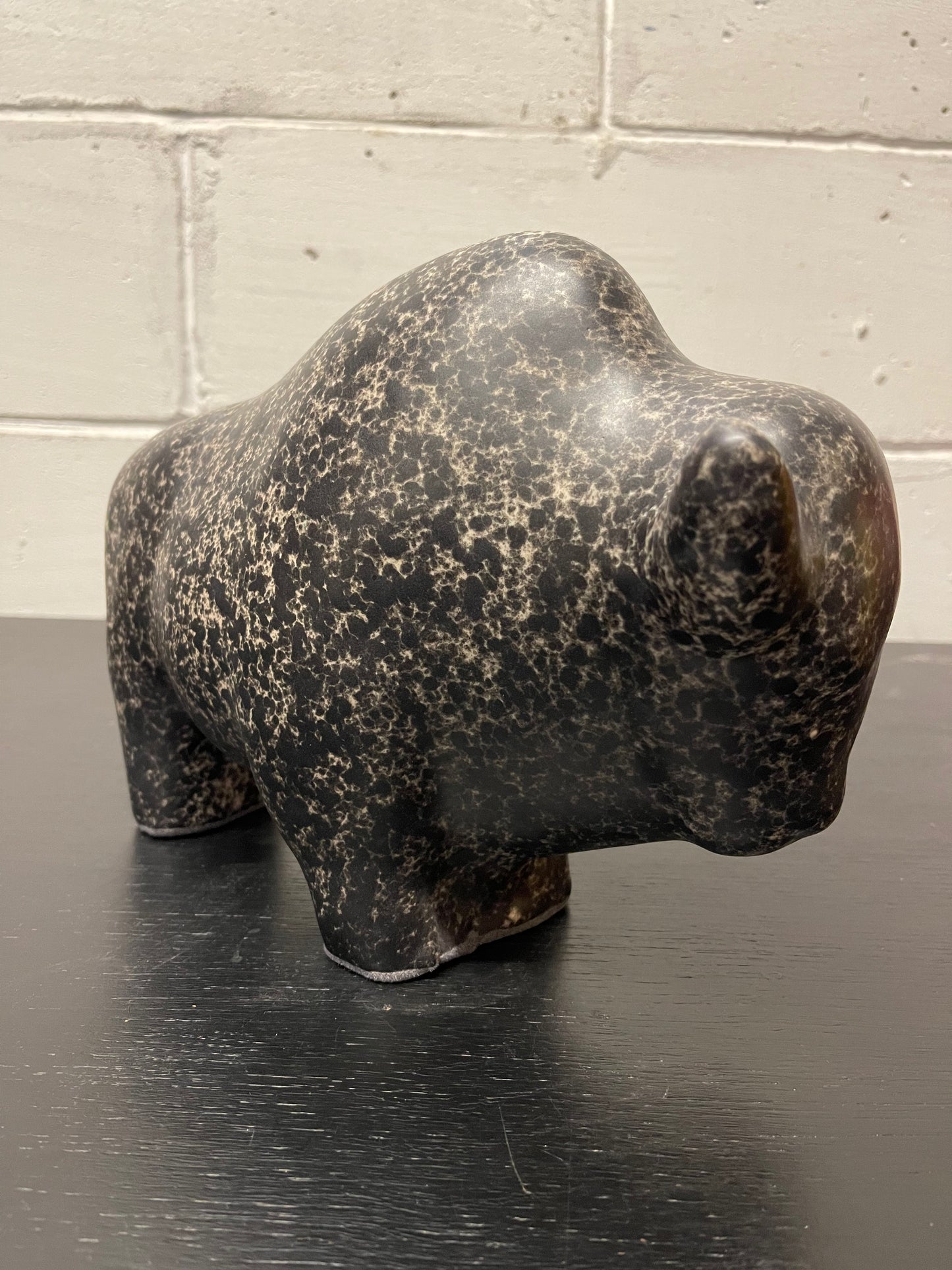 Otto Keramik Ceramic Bull West German Pottery Fat Lava