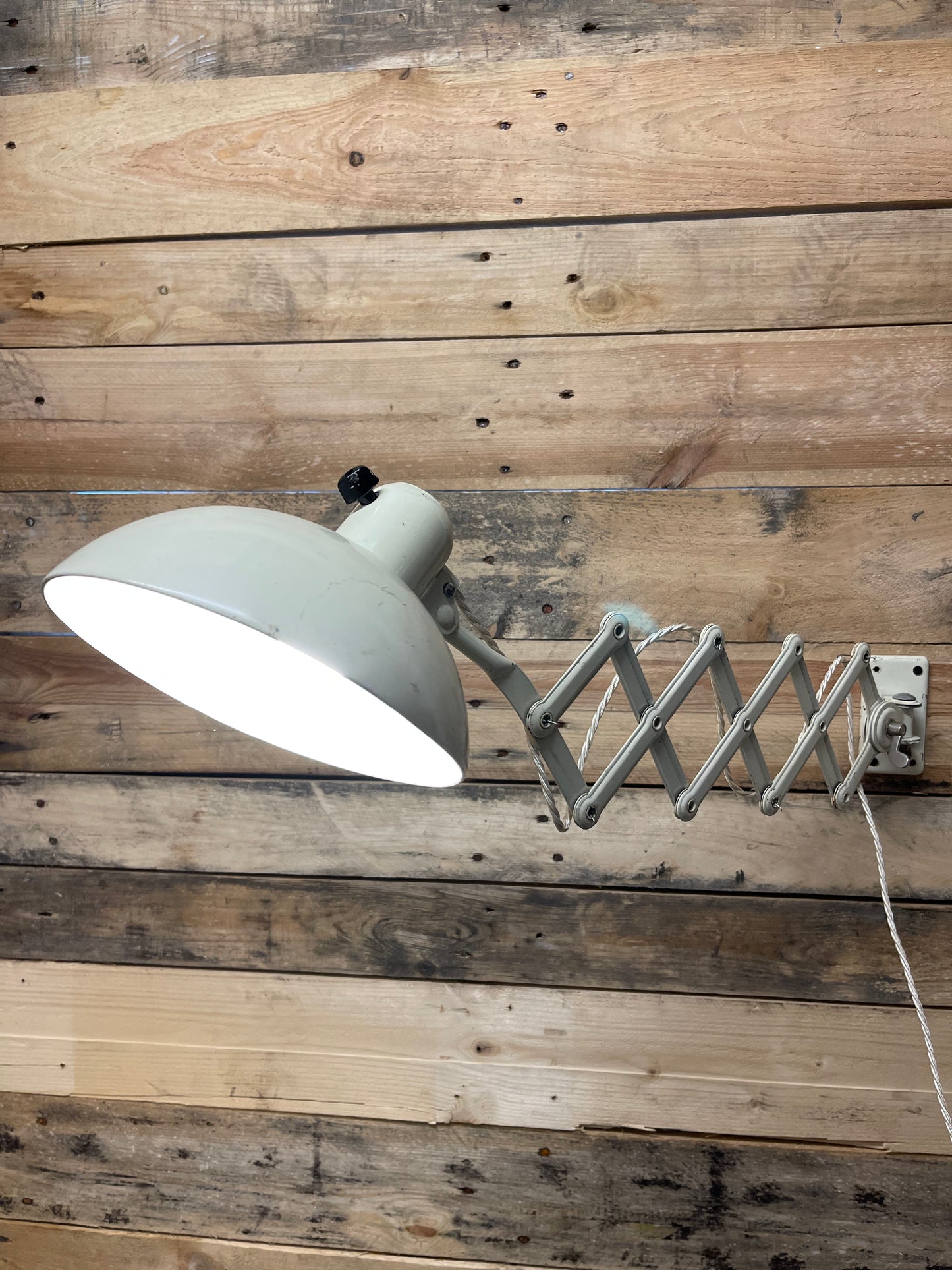 1950s Kaiser Idell Model 6718 Scissor Lamp
