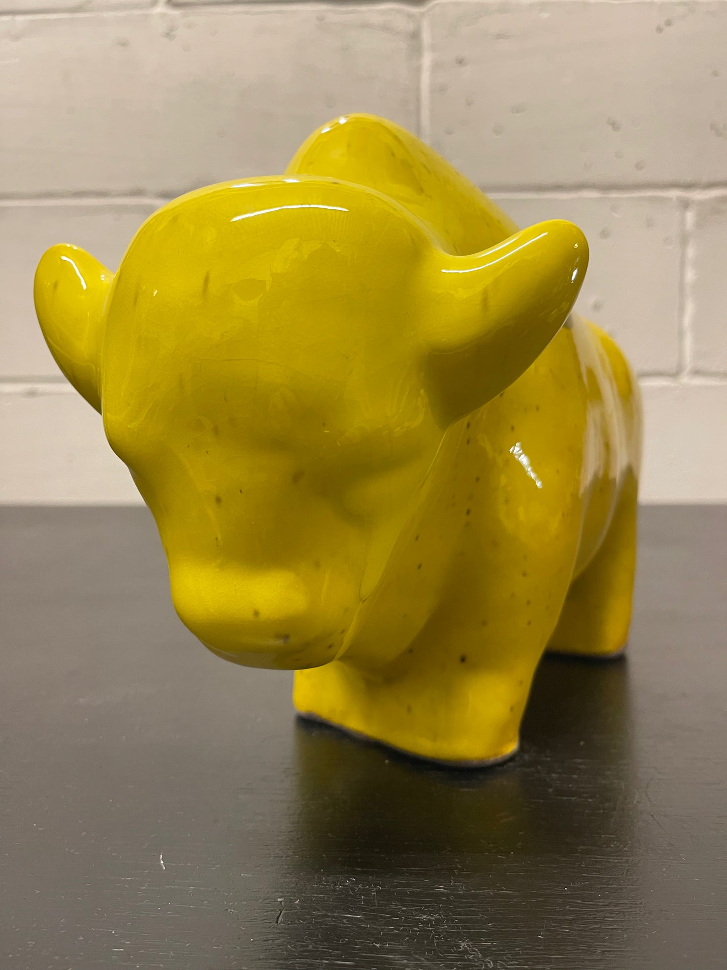 Otto Keramik Ceramic Bull West German Pottery Fat Lava