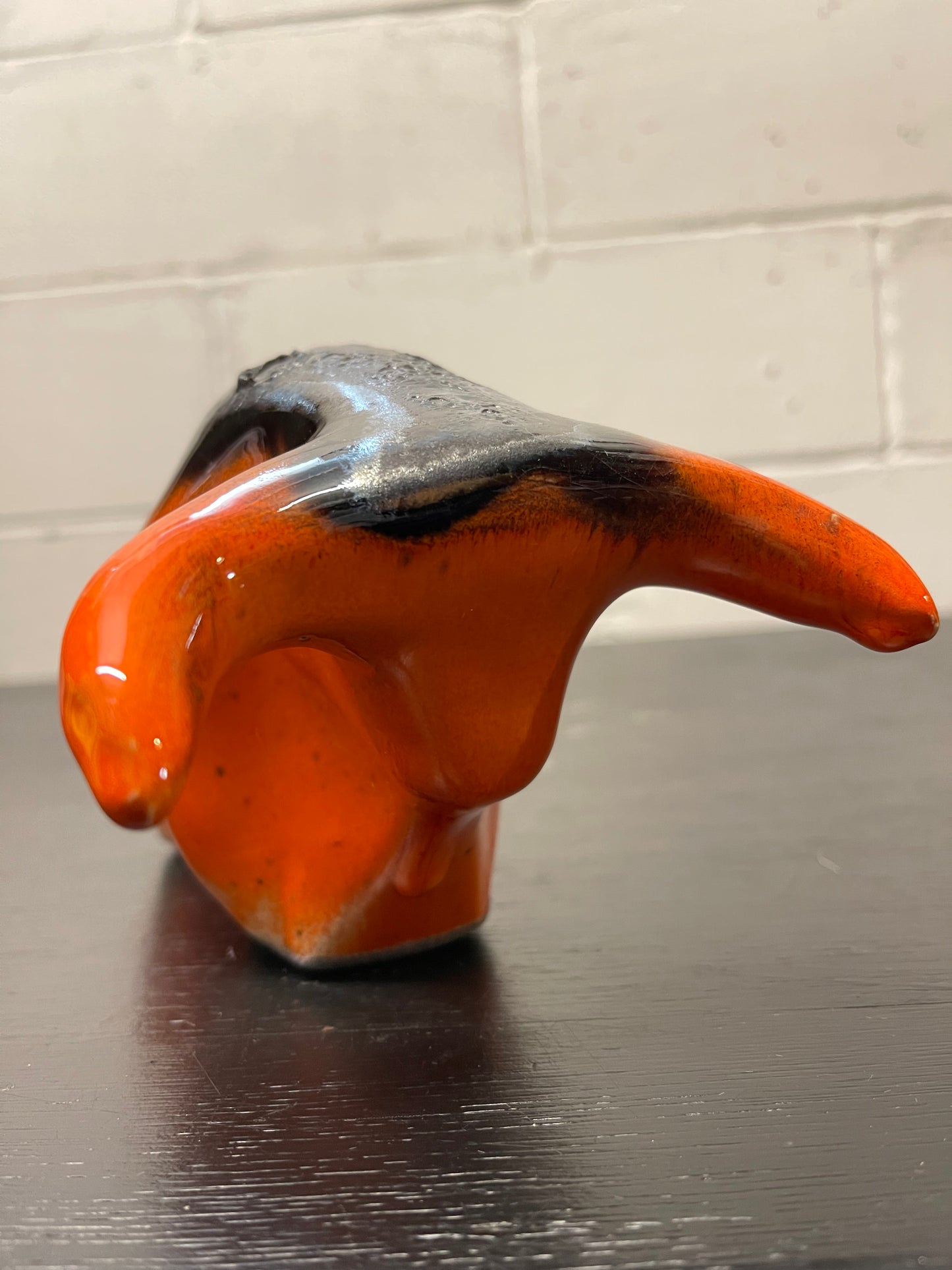 Otto Keramik Ceramic Bull West German Pottery Fat Lava