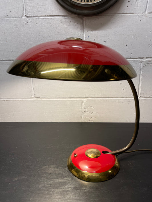 Large 1950s Modernist Table Lamp By Helo Leuchten