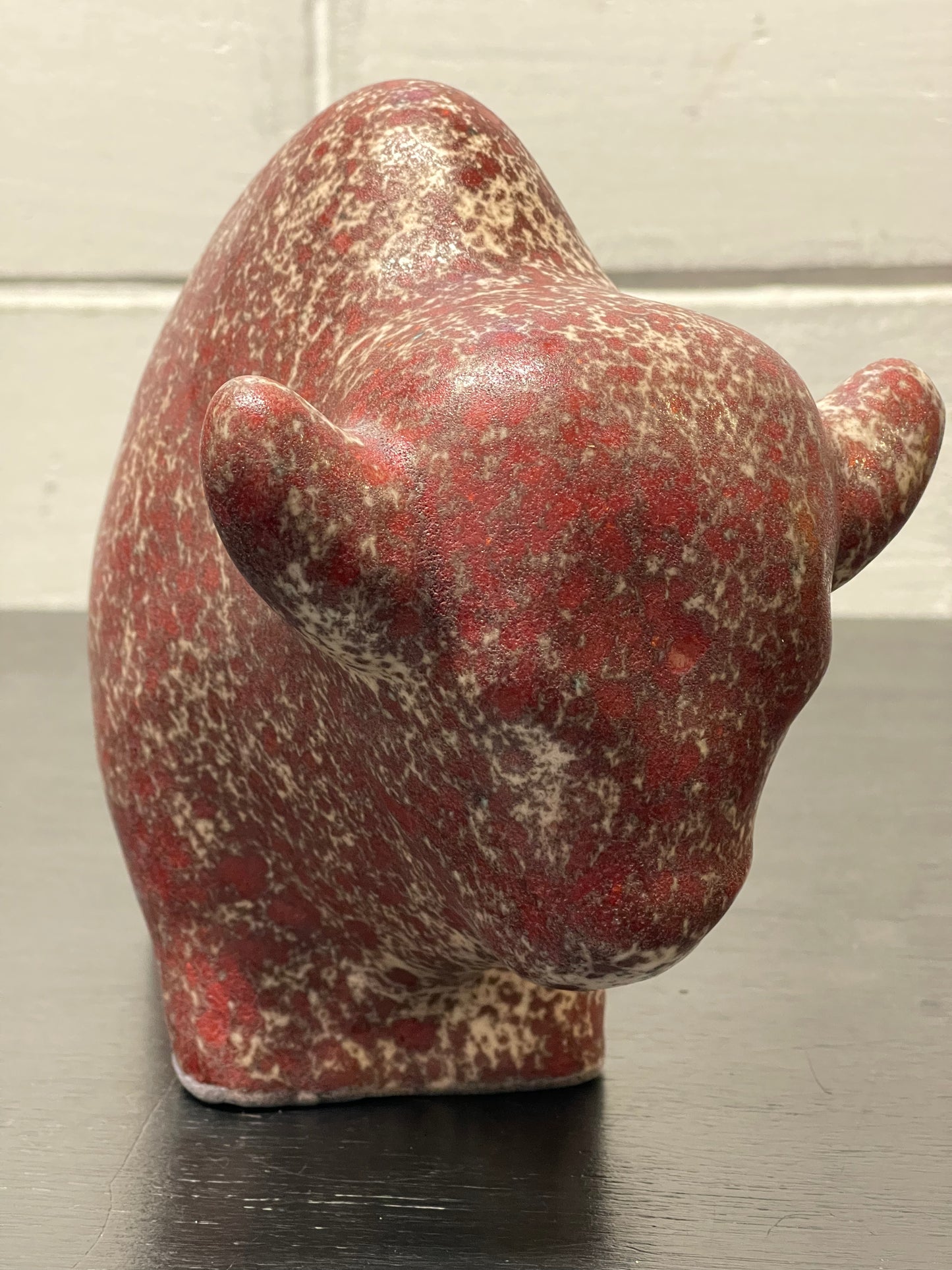 Otto Keramik Ceramic Bull West German Pottery Fat Lava