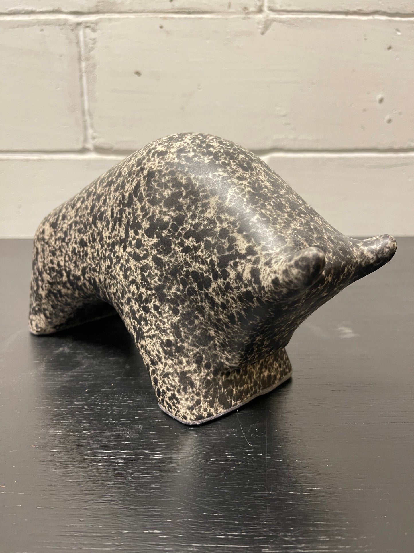 Otto Keramik Ceramic Bull West German Pottery Fat Lava