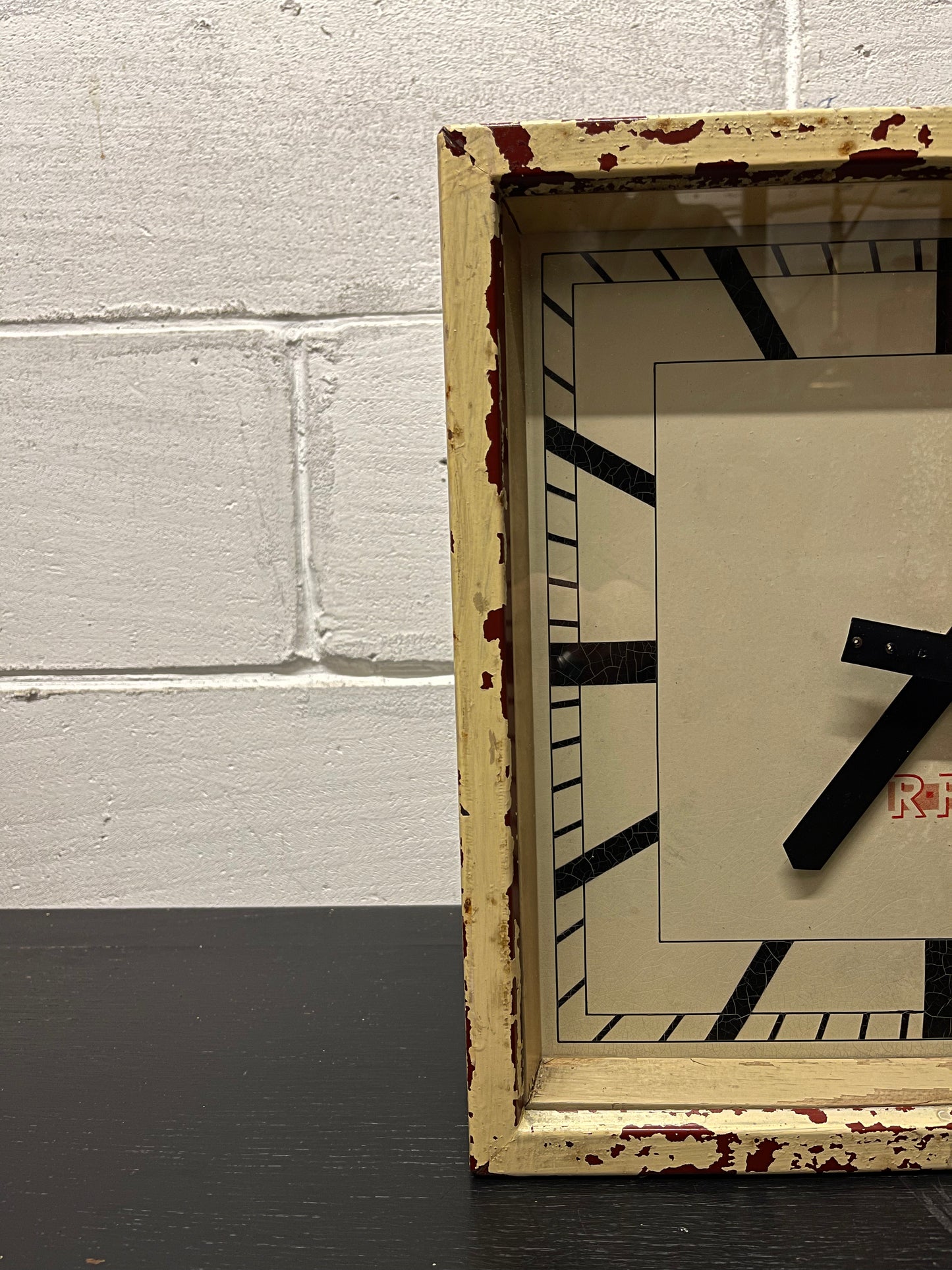 1950s Art Deco Style East German Clock Factory Clock By RFT