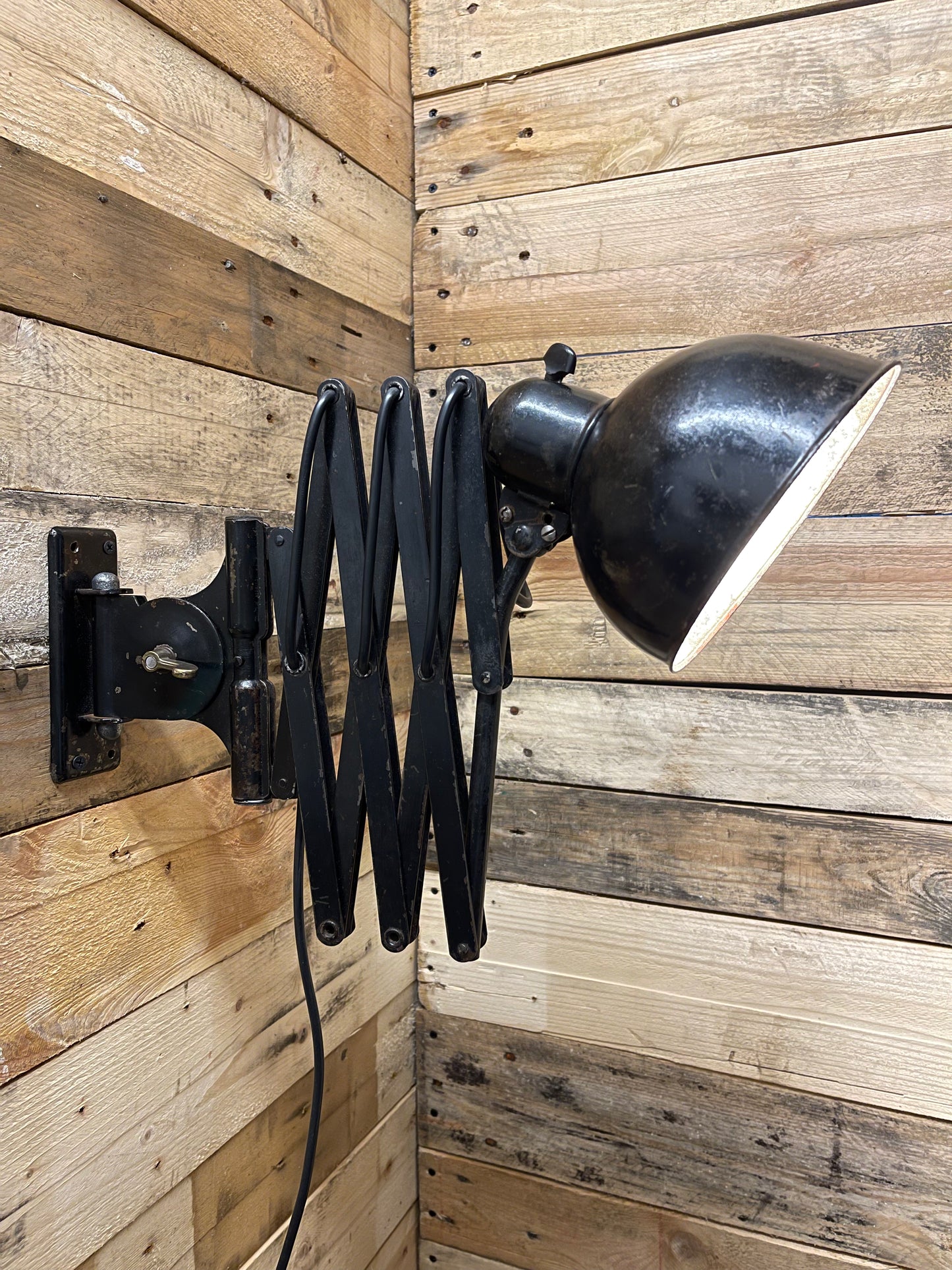 1930s Mercury Glass Wall Light By Adolf Meyer For Zeiss Ikon Germany