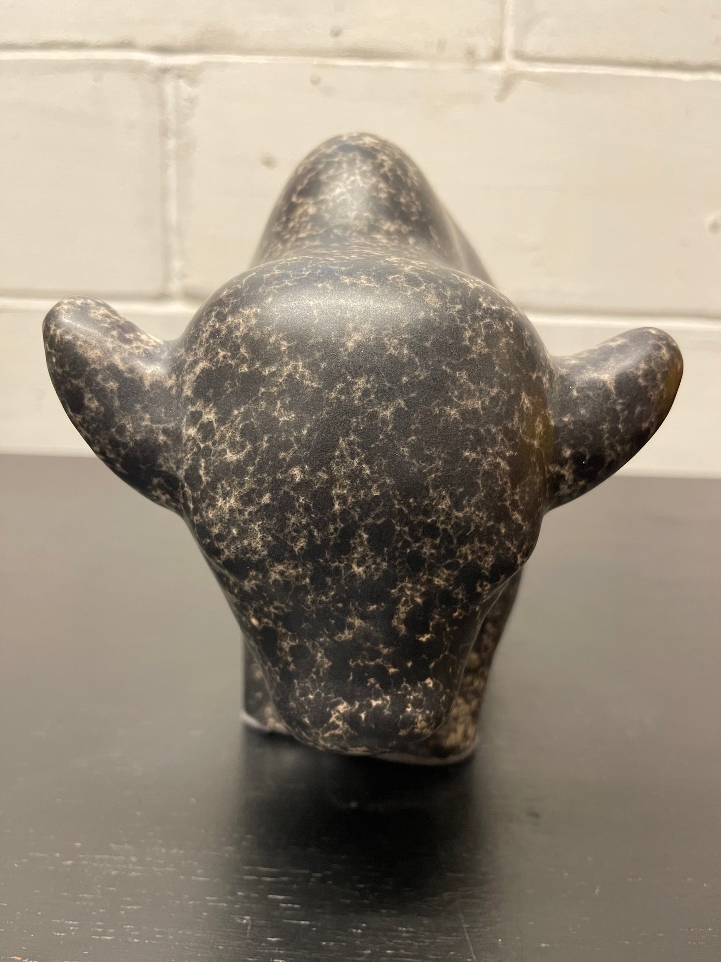 Otto Keramik Ceramic Bull West German Pottery Fat Lava