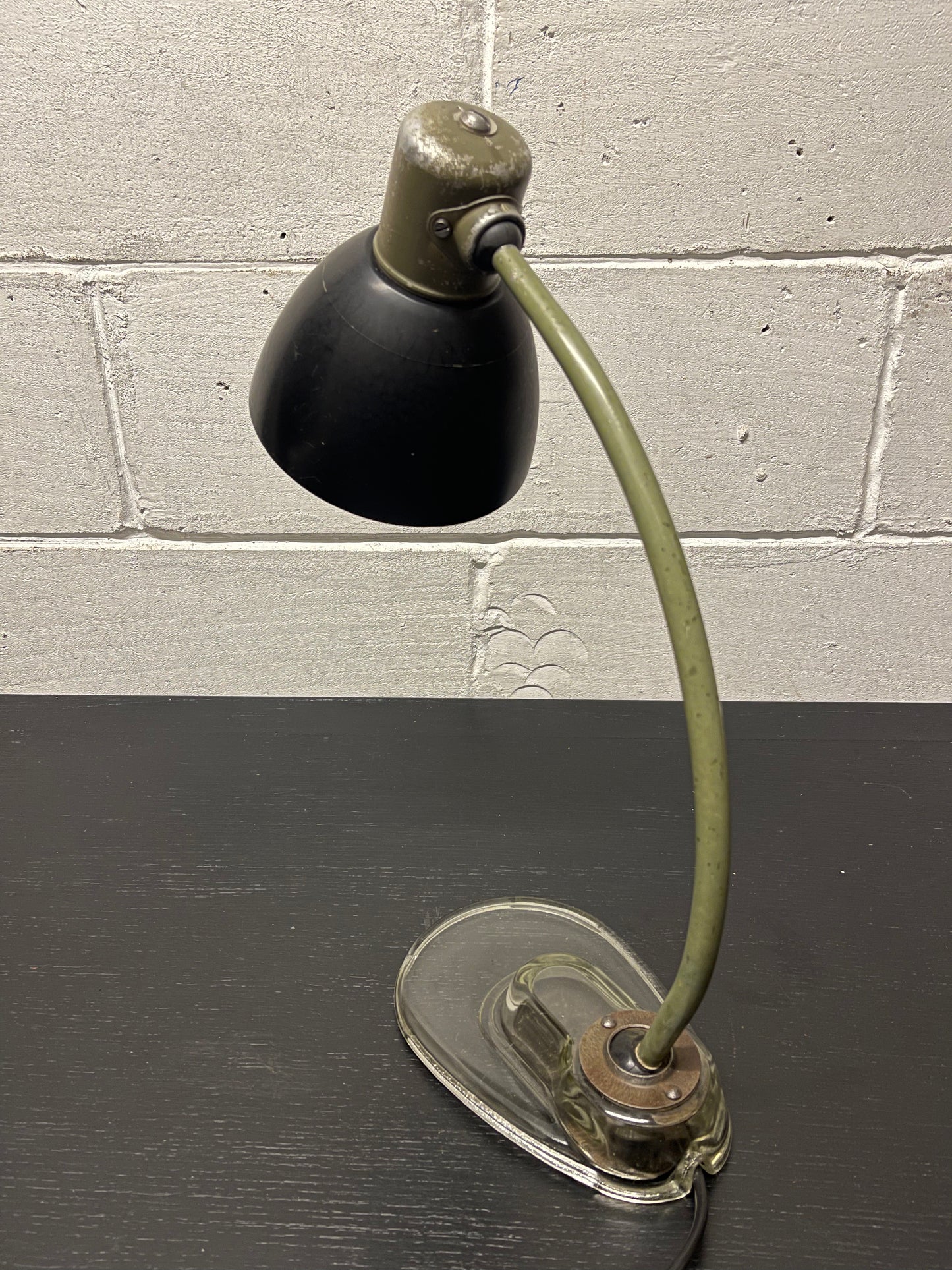 1940s Glass Base Model 1115 Table Lamp By Marianne Brandt For Kandem