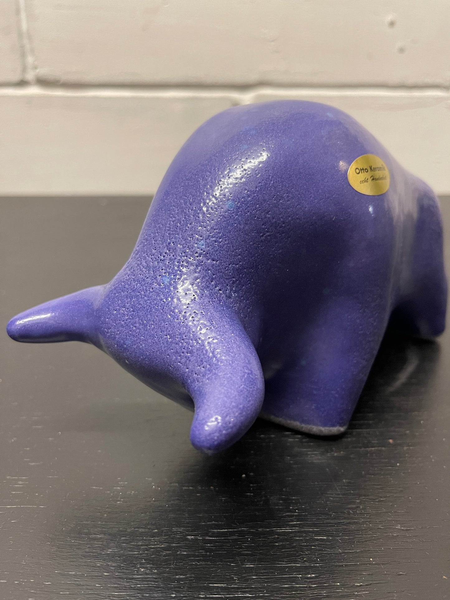 Otto Keramik Ceramic Bull West German Pottery Fat Lava
