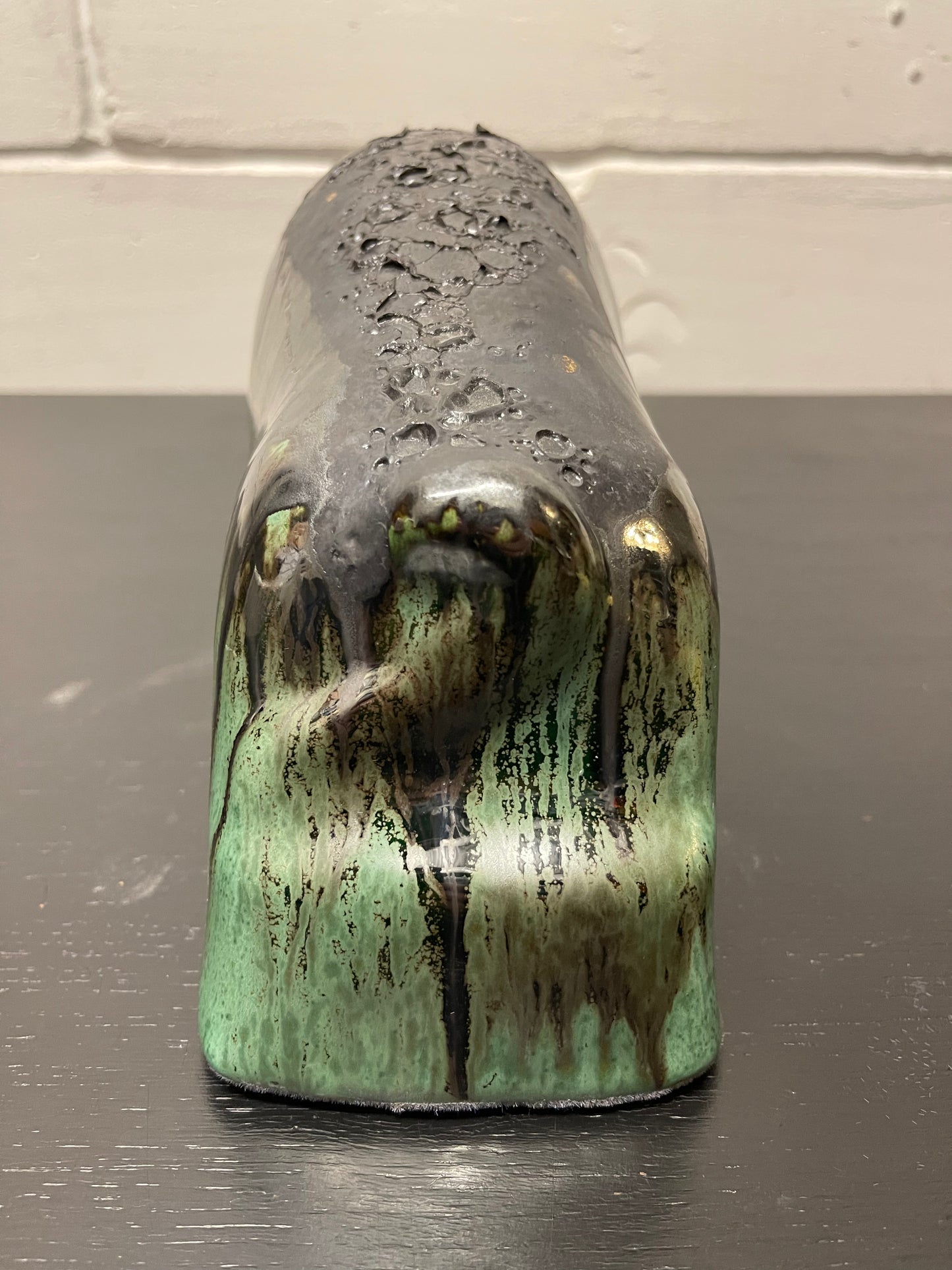 Otto Keramik Ceramic Bull West German Pottery Fat Lava
