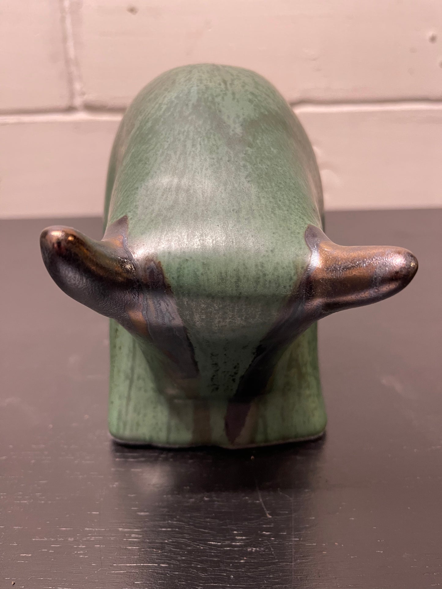 Otto Keramik Ceramic Bull West German Pottery Fat Lava