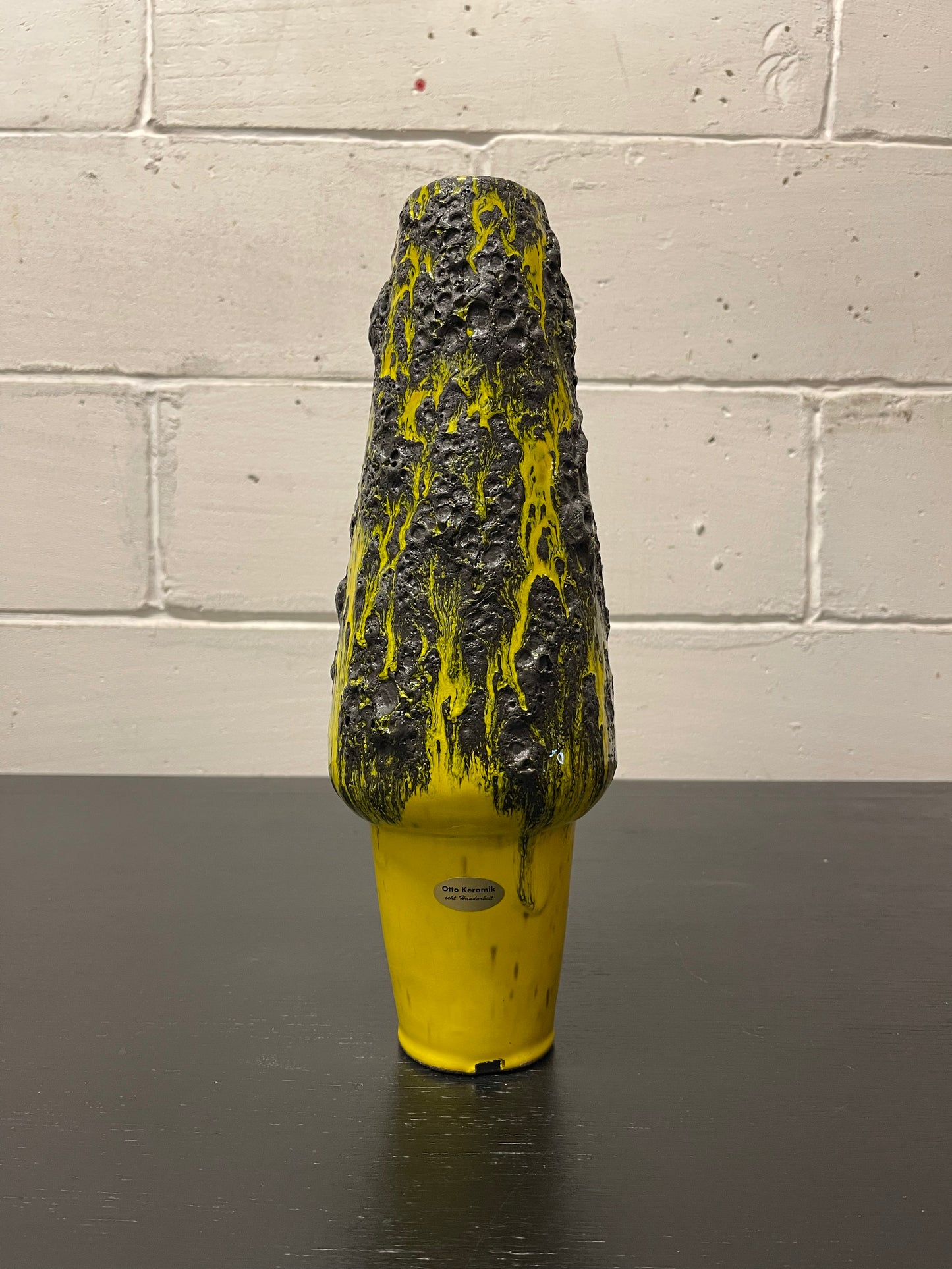 Otto Keramik Ceramic Fat Lava Vase West German Pottery
