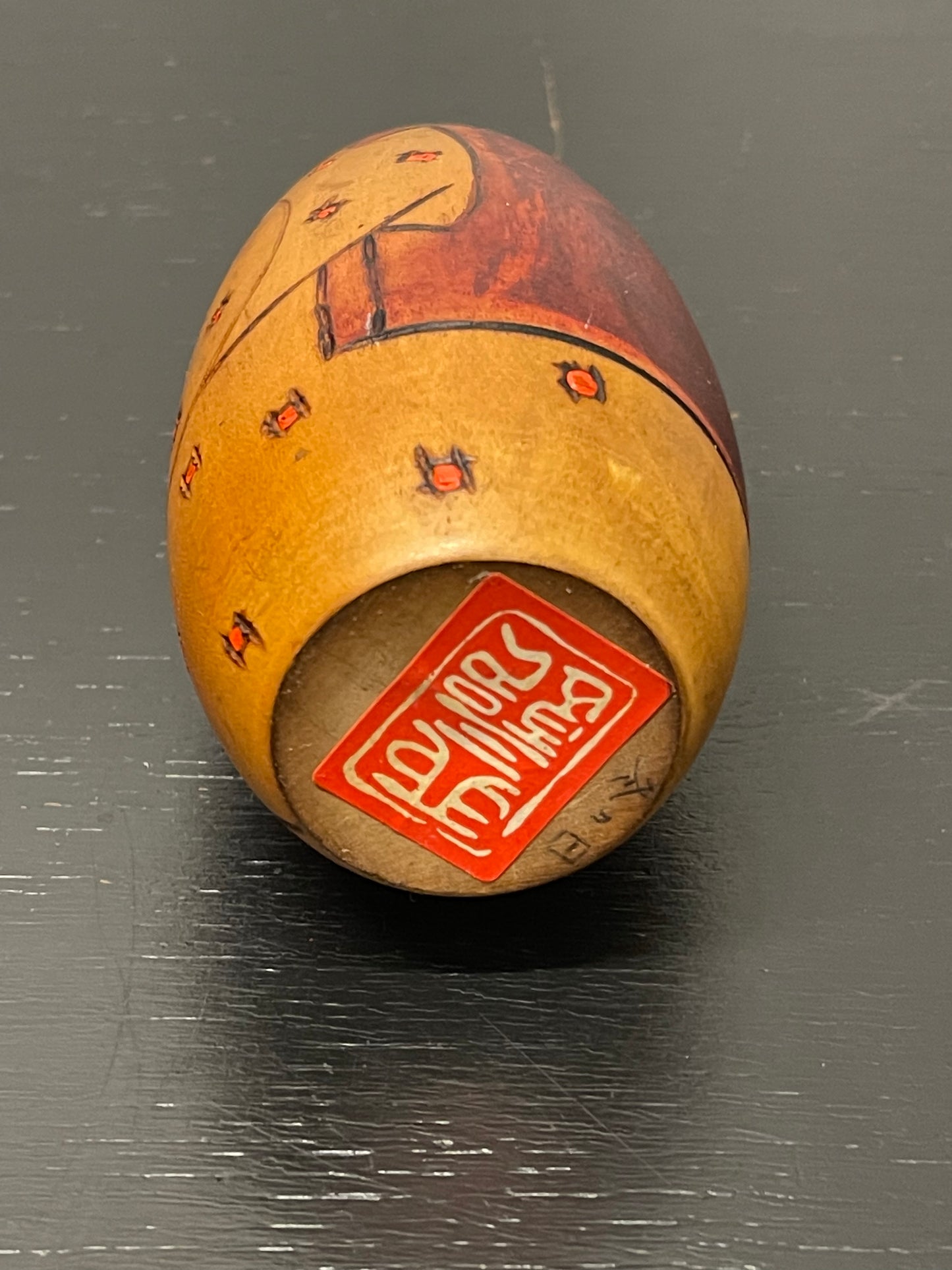 Vintage Sosaku Japanese Kokeshi Doll By Usaburo