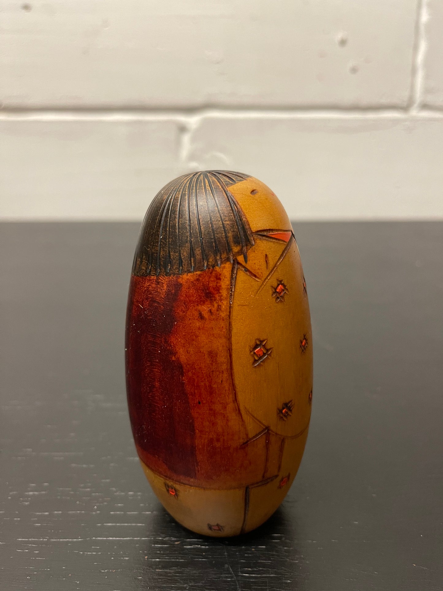 Vintage Sosaku Japanese Kokeshi Doll By Usaburo