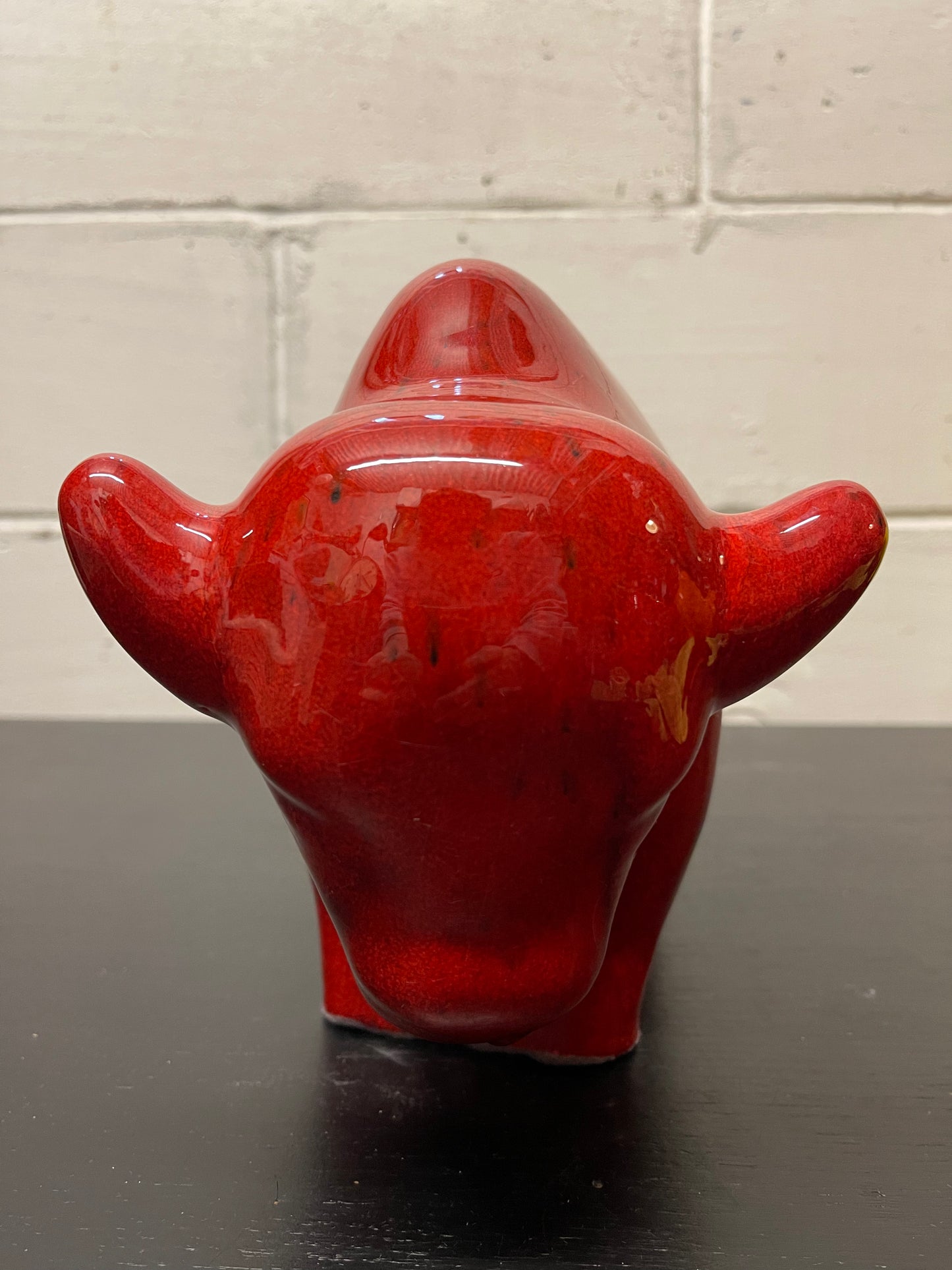Otto Keramik Ceramic Bull West German Pottery Fat Lava