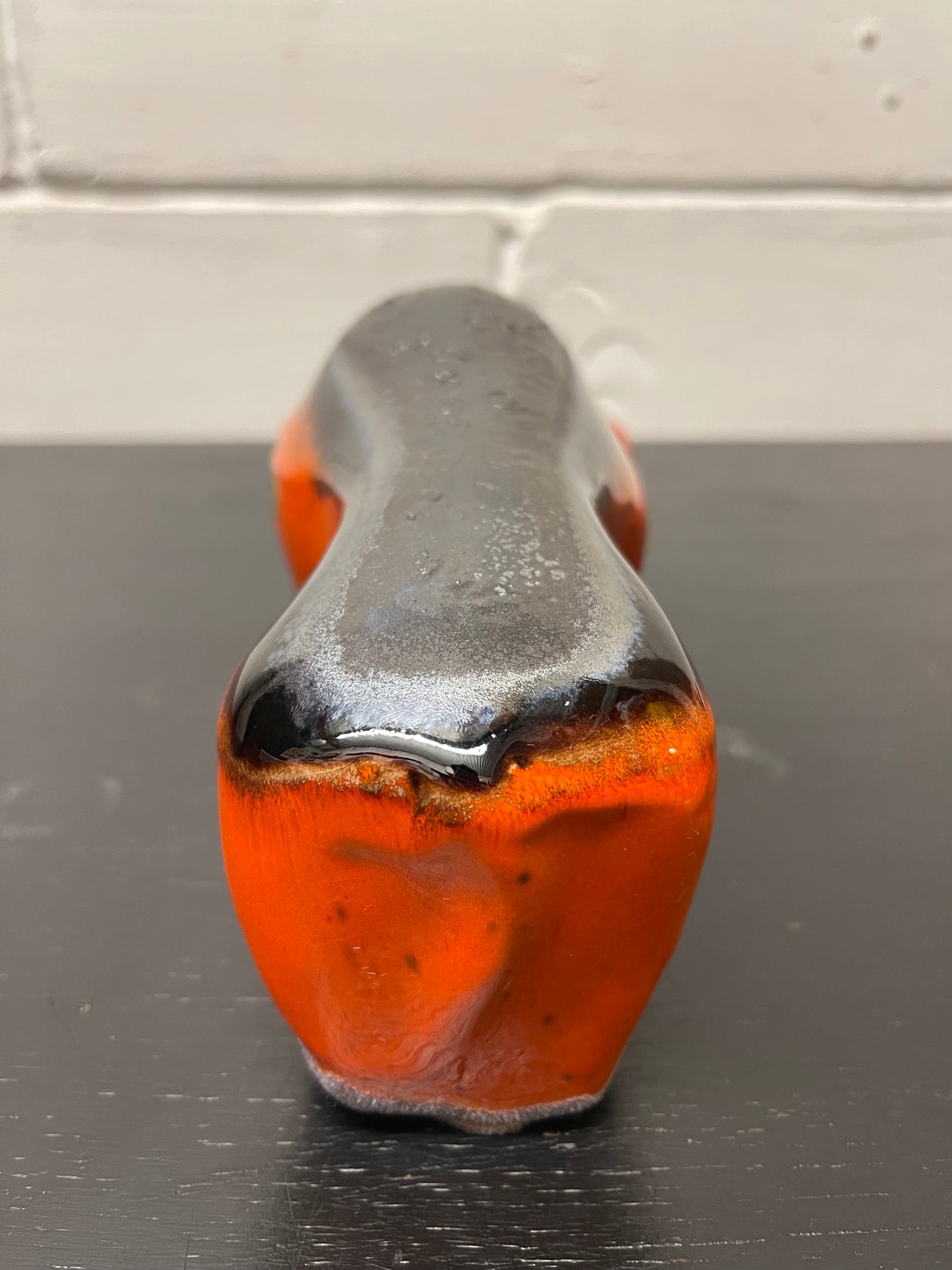 Otto Keramik Ceramic Bull West German Pottery Fat Lava