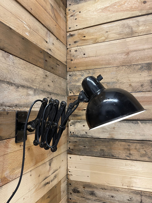 1930s Kaiser Idell Model 6582 Scissor Lamp