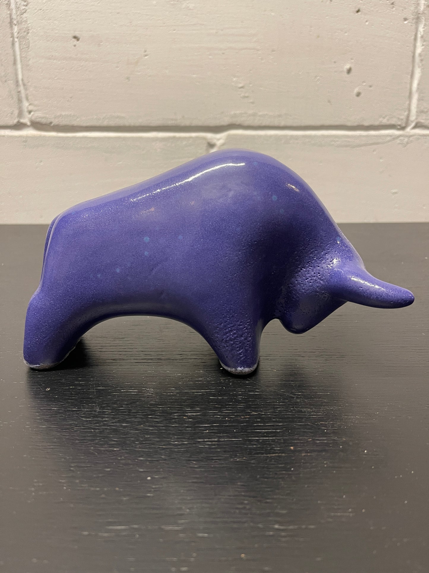 Otto Keramik Ceramic Bull West German Pottery Fat Lava