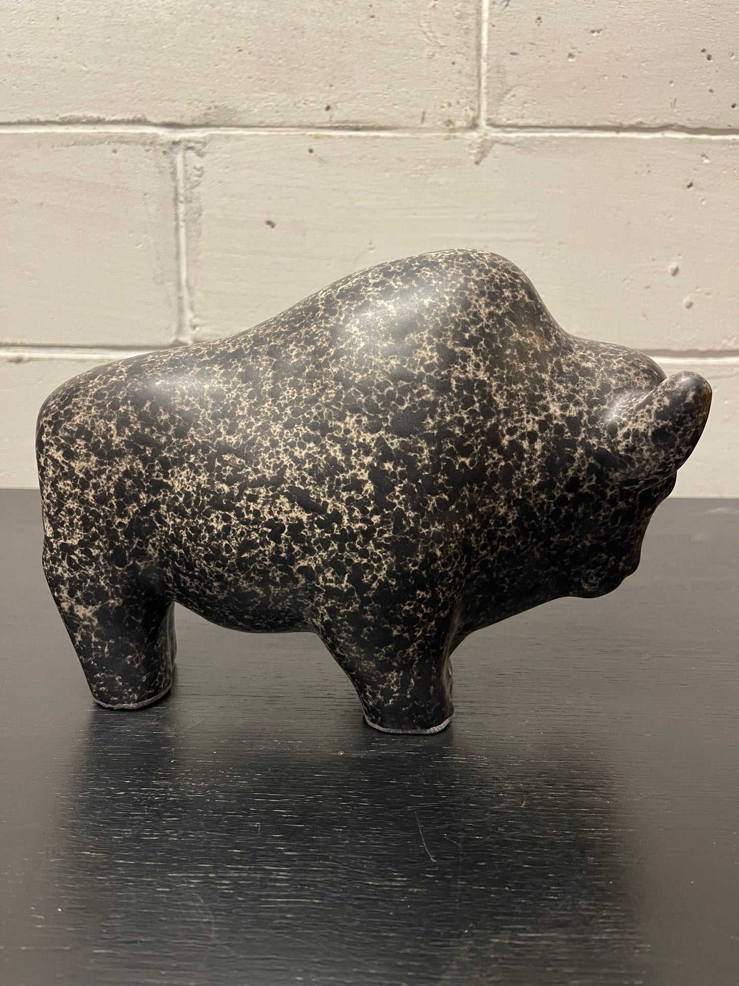 Otto Keramik Ceramic Bull West German Pottery Fat Lava