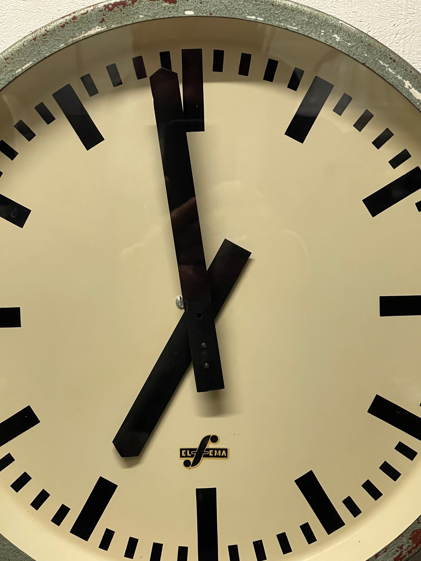 1960's East German Industrial Factory / Office Clocks By Elfema