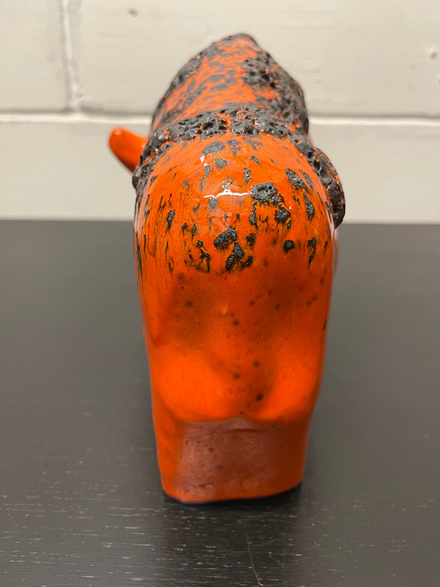 Otto Keramik Ceramic Bull West German Pottery Fat Lava