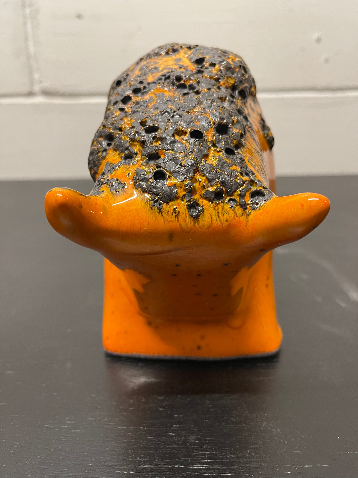 Otto Keramik Ceramic Bull West German Pottery Fat Lava