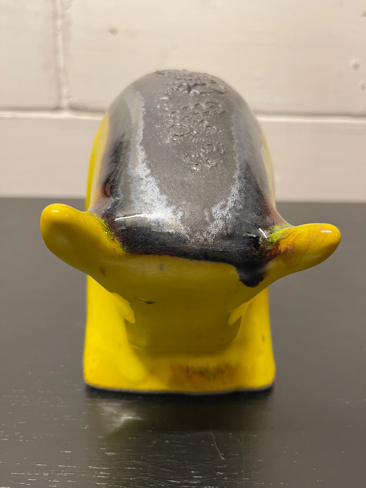 Otto Keramik Ceramic Bull West German Pottery Fat Lava