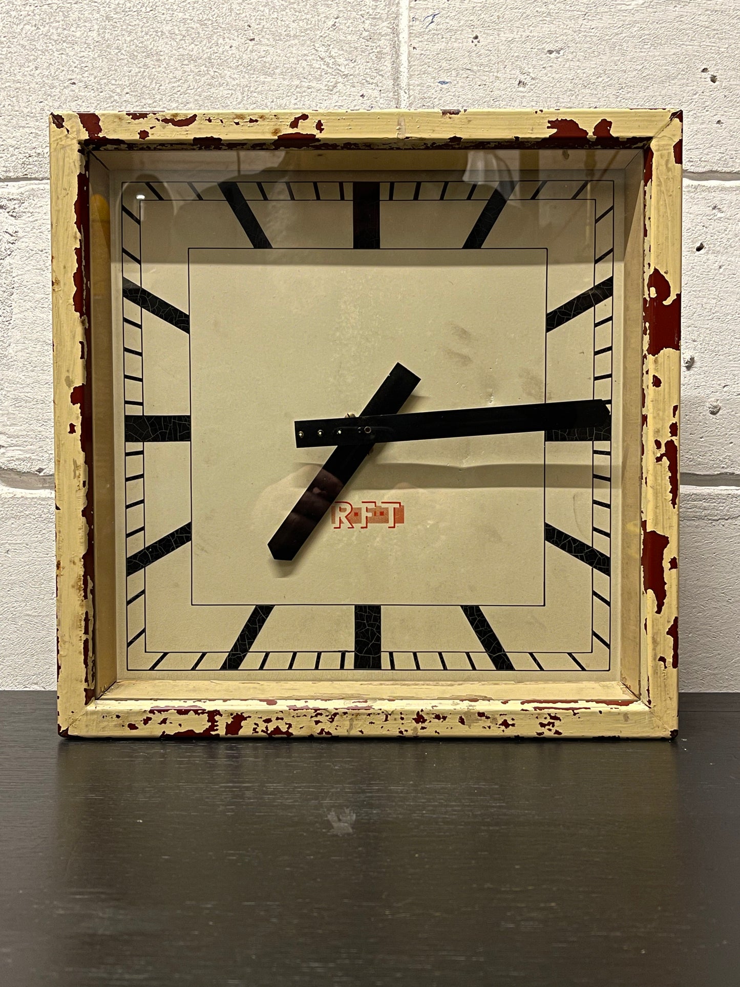 1950s Art Deco Style East German Clock Factory Clock By RFT