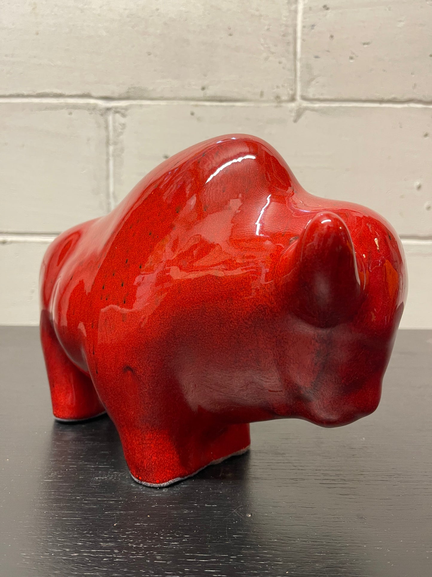 Otto Keramik Ceramic Bull West German Pottery Fat Lava