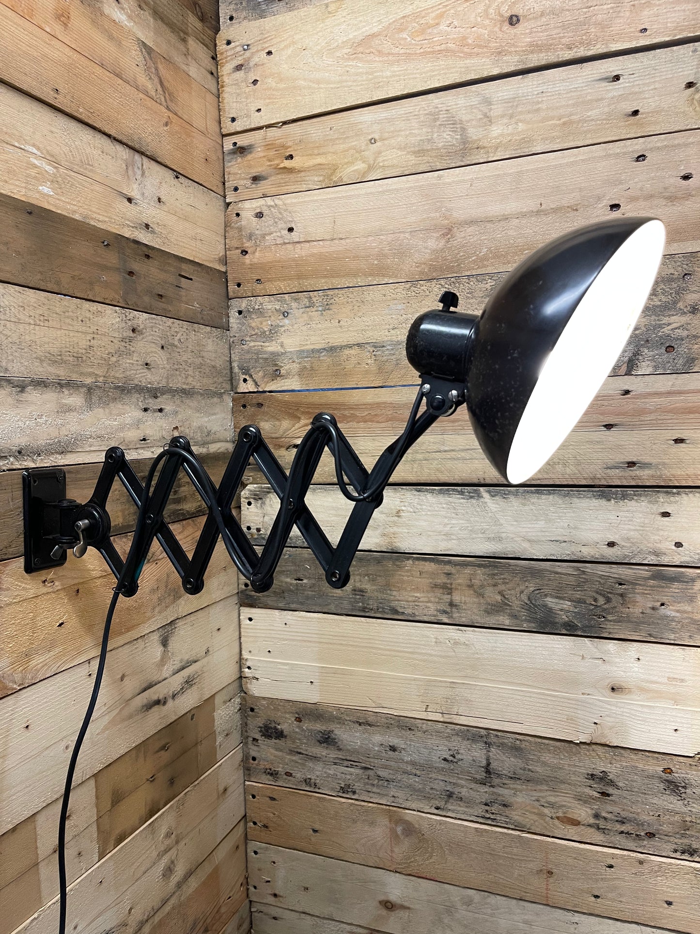 1930s Kaiser Idell Model 6718 Scissor Lamp