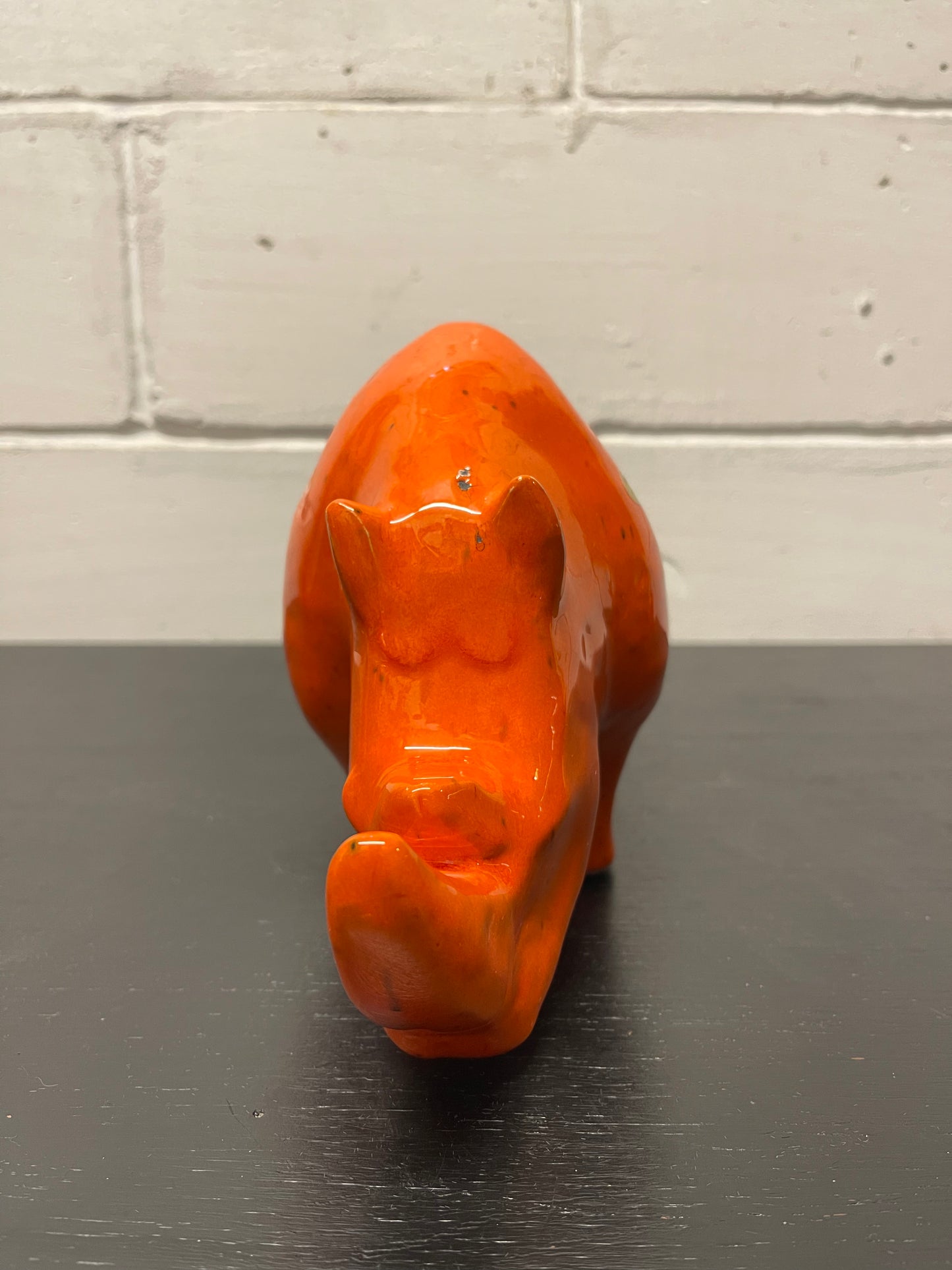 Exclusive Otto Keramik Ceramic Rhino West German Pottery Fat Lava