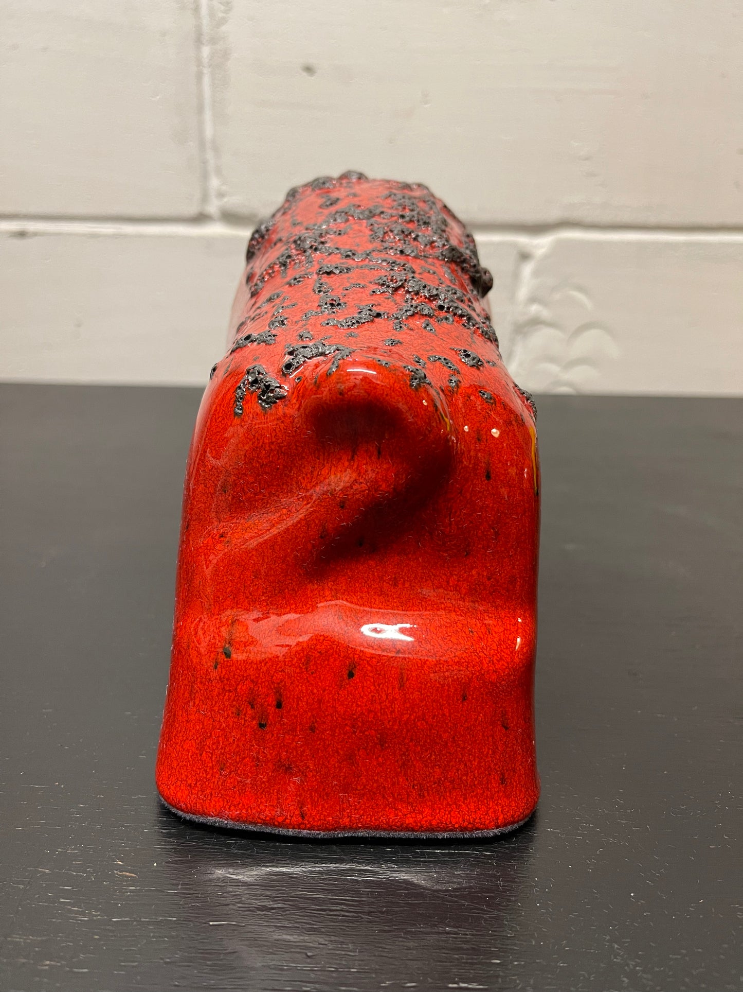 Otto Keramik Ceramic Bull West German Pottery Fat Lava