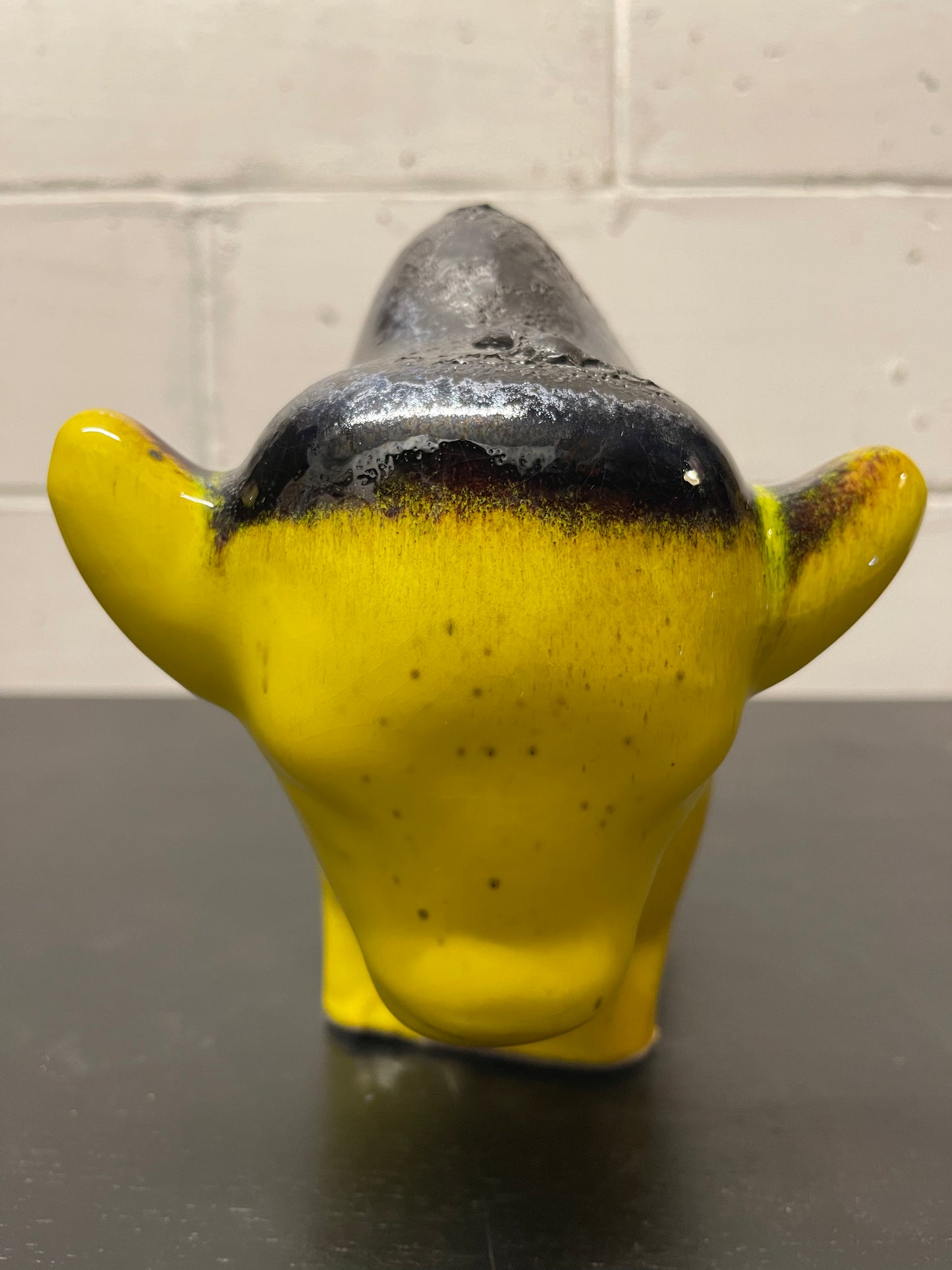 Otto Keramik Ceramic Bull West German Pottery Fat Lava