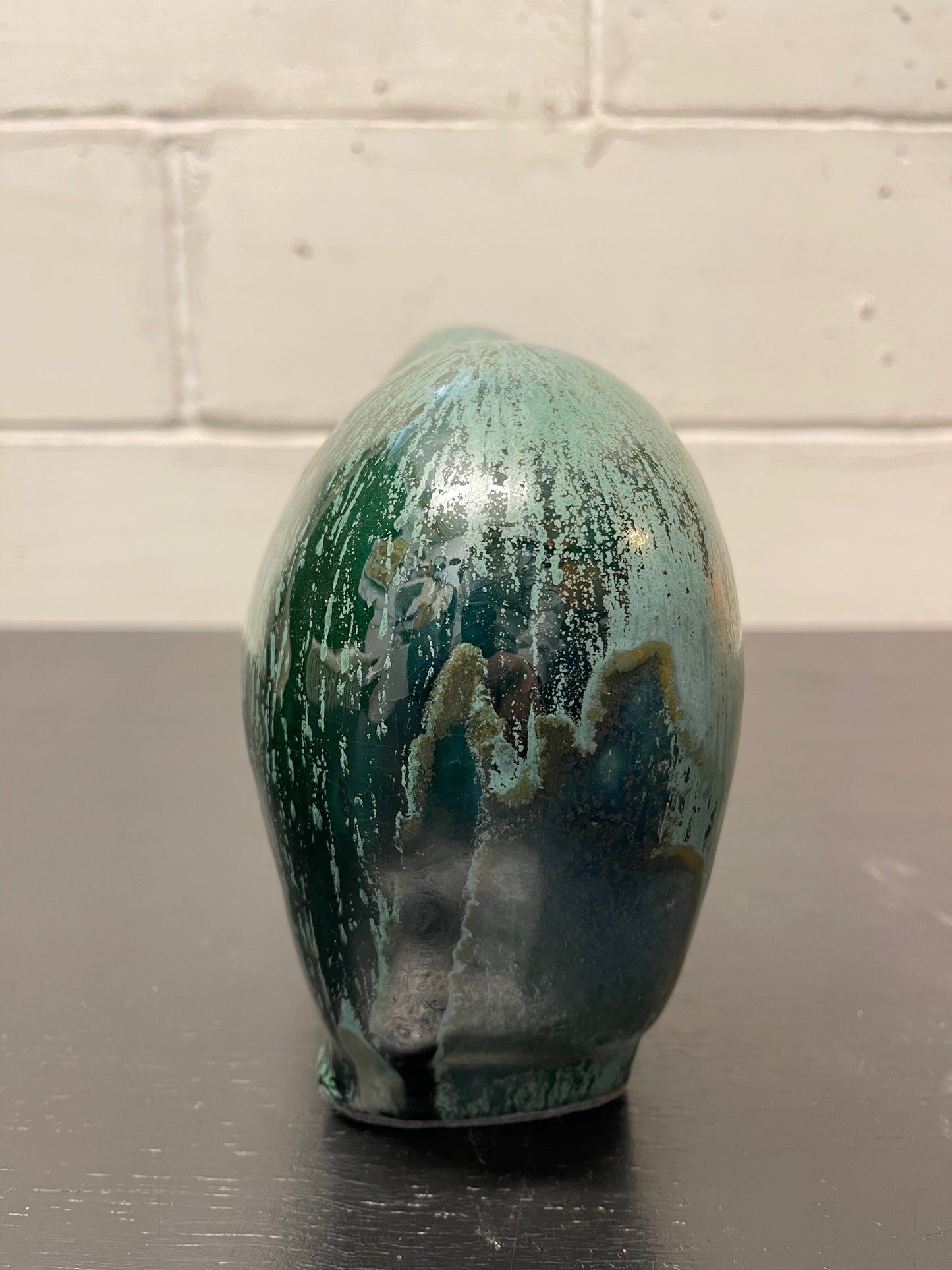 Otto Keramik Ceramic Buffalo West German Pottery Fat Lava