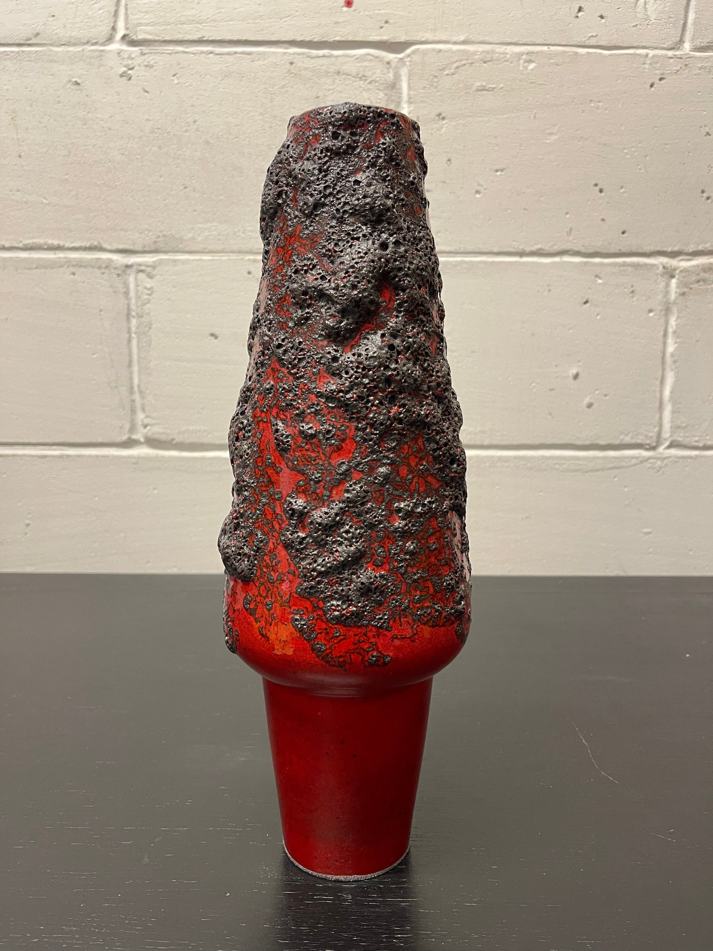 Otto Keramik Ceramic Fat Lava Vase West German Pottery