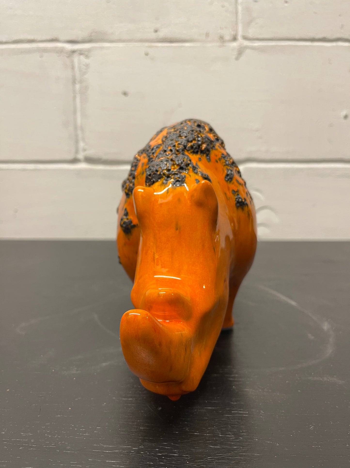 Exclusive Otto Keramik Ceramic Rhino West German Pottery Fat Lava