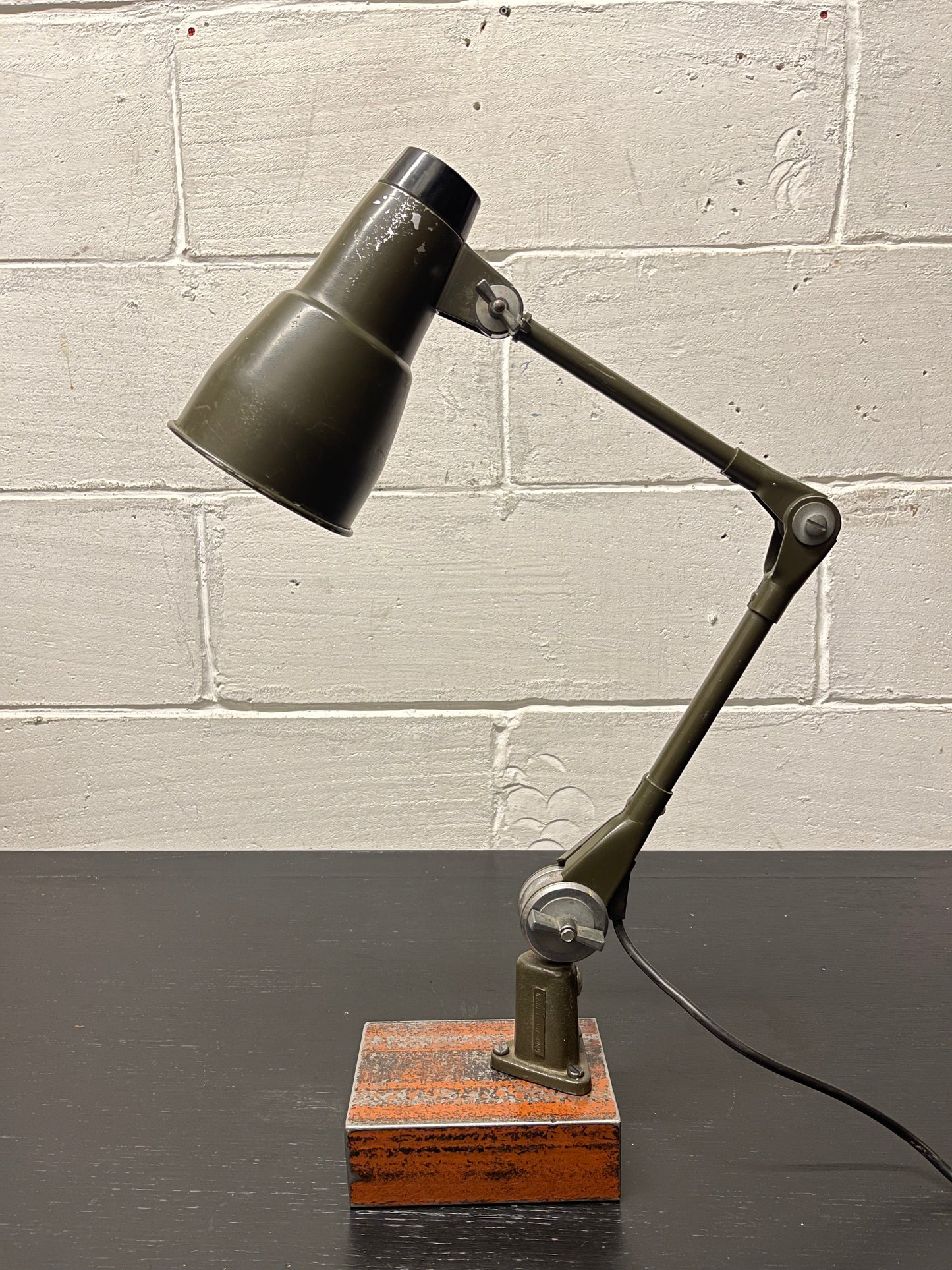 1970s Military Task Lamp By Ernst Rademacher