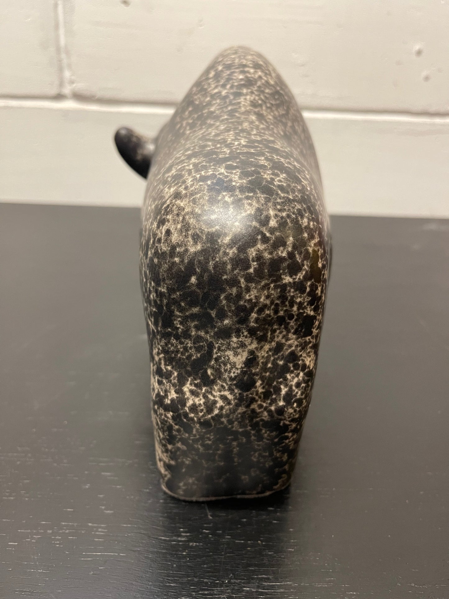 Otto Keramik Ceramic Bull West German Pottery Fat Lava