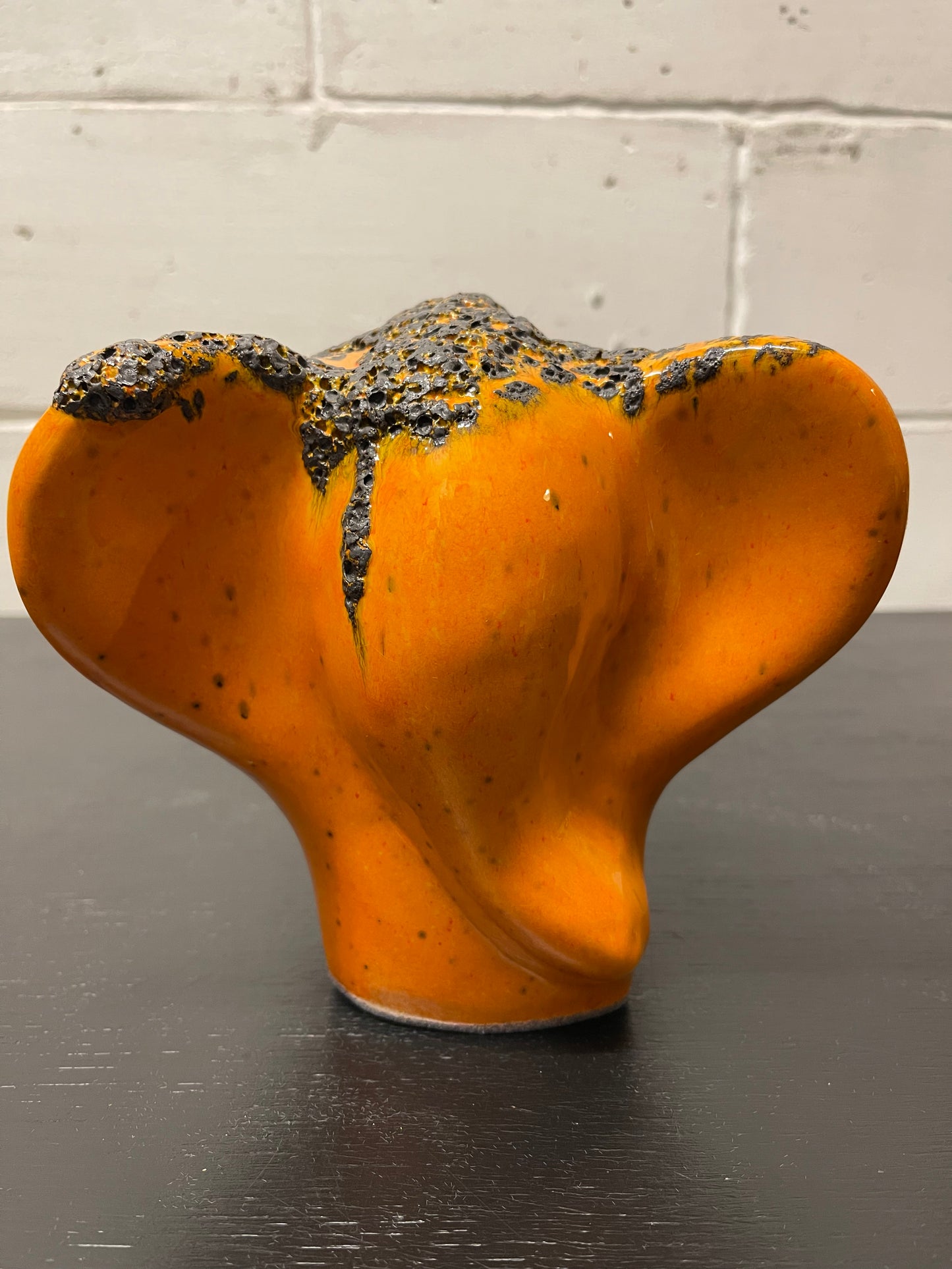 Otto Keramik Ceramic Elephant West German Pottery Fat Lava