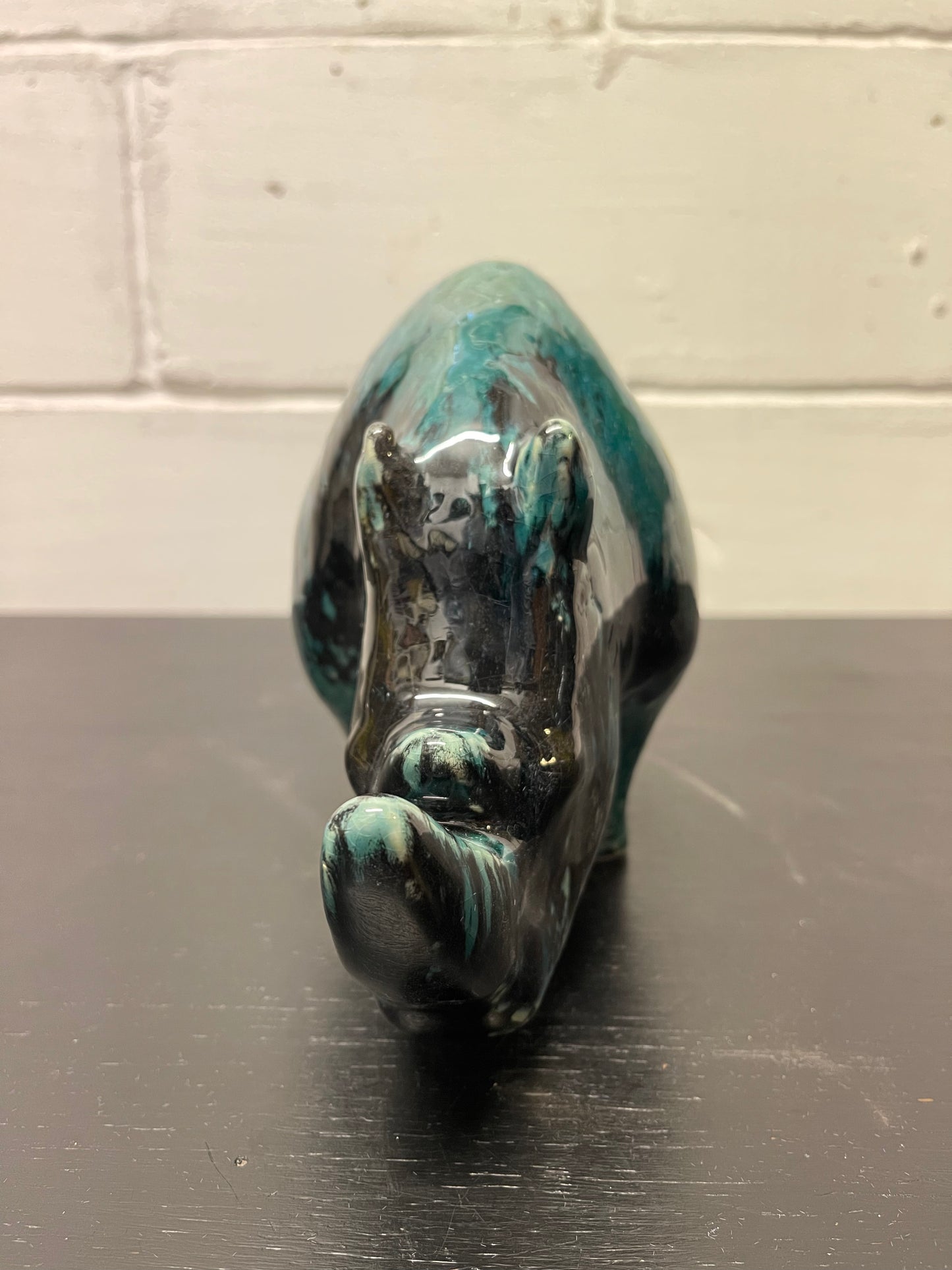 Exclusive Otto Keramik Ceramic Rhino West German Pottery Fat Lava