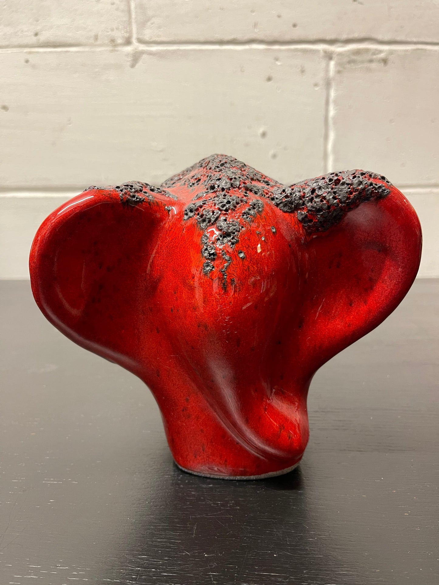 Otto Keramik Ceramic Elephant West German Pottery Fat Lava