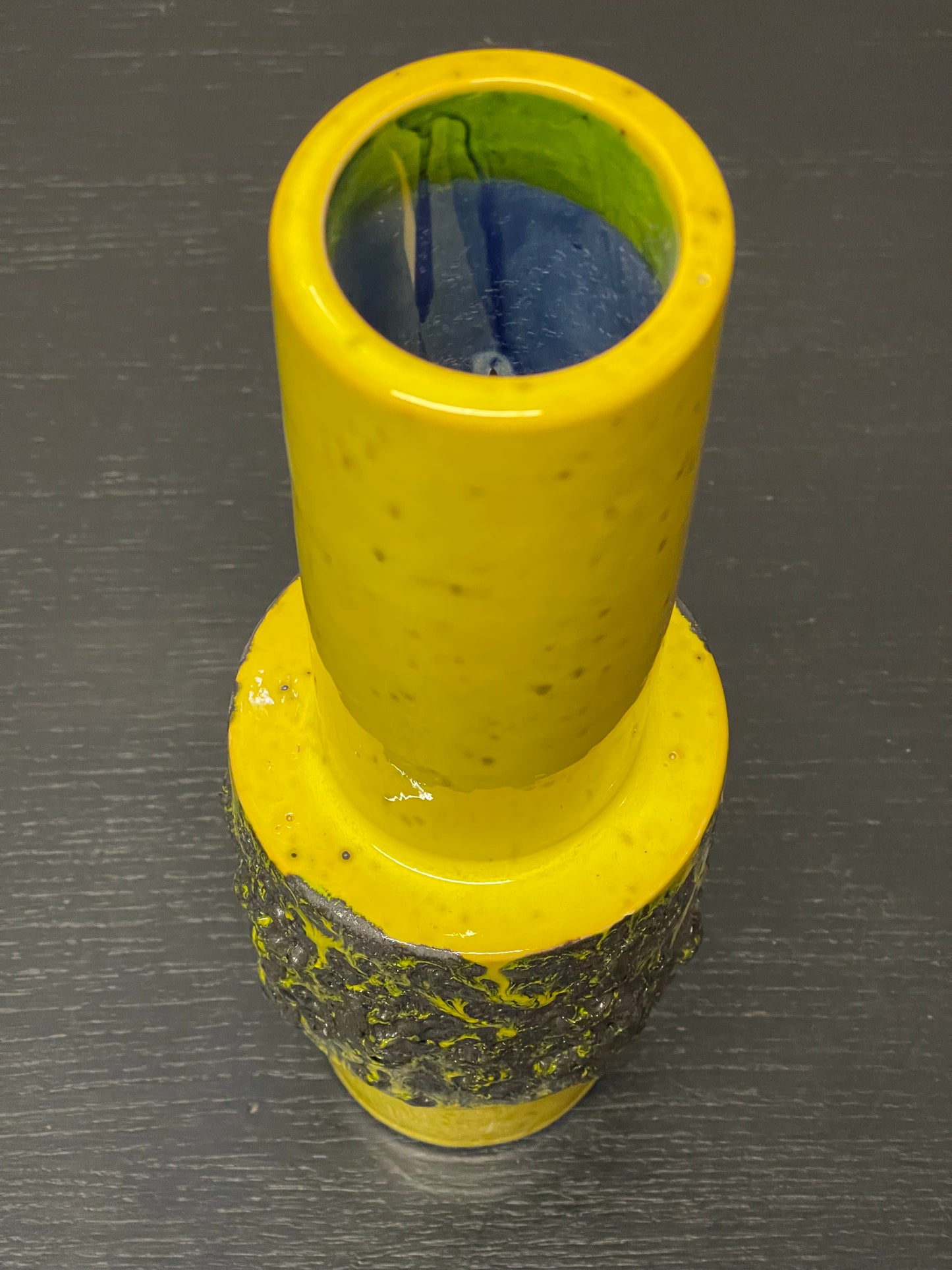 Otto Keramik Ceramic Fat Lava Vase West German Pottery