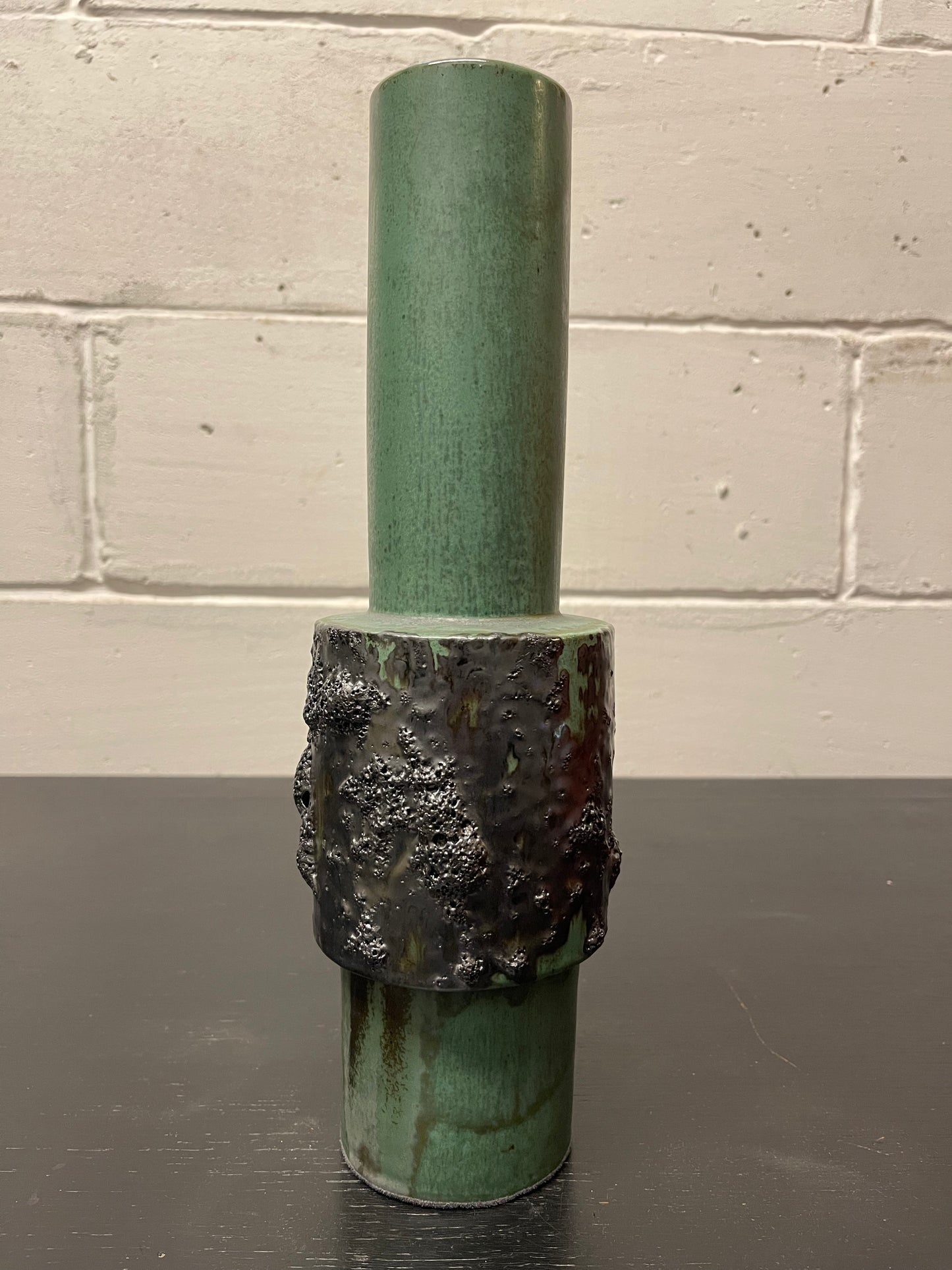 Otto Keramik Ceramic Fat Lava Vase West German Pottery