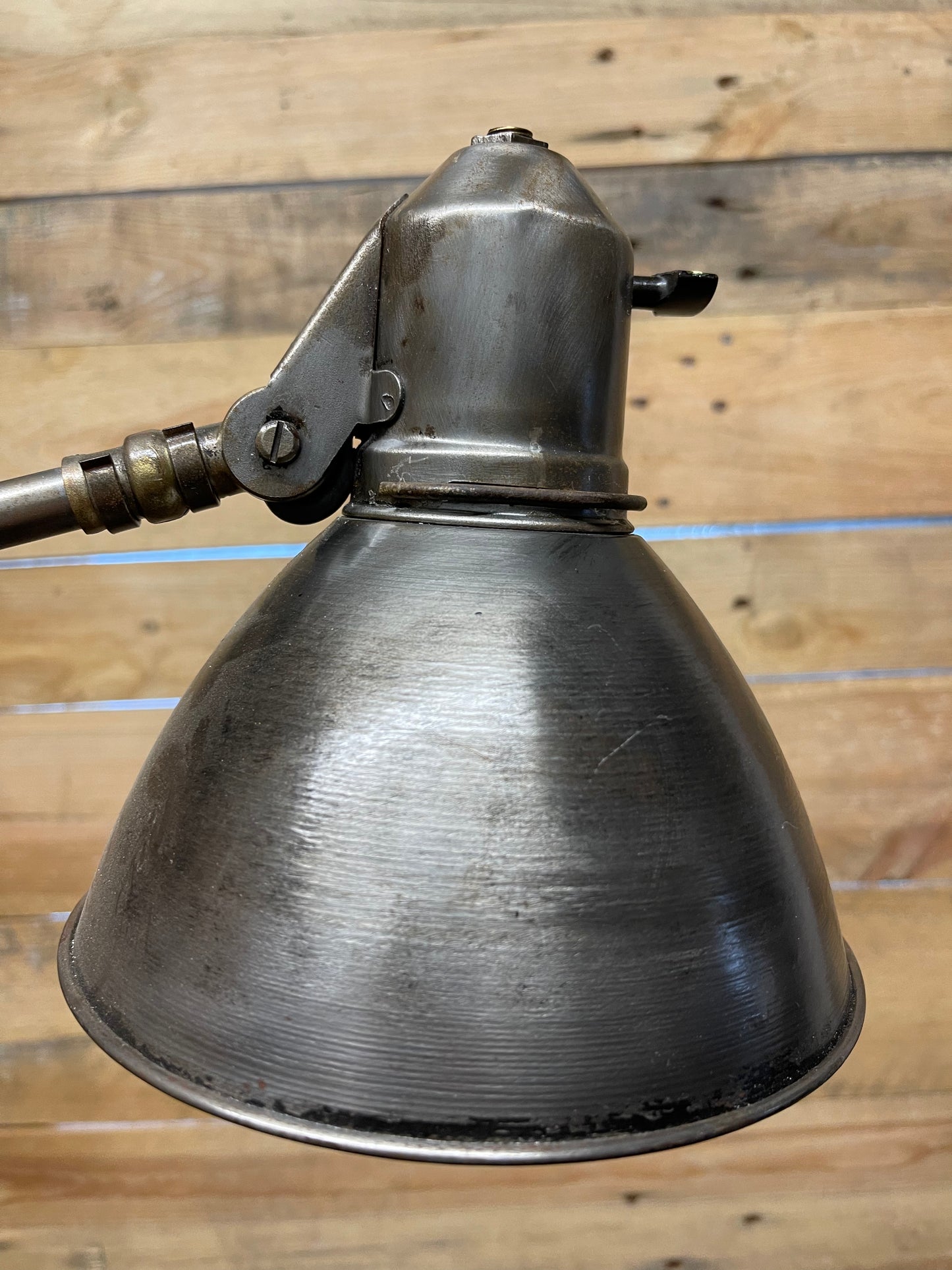 1930s German Made Industrial Wall Light By SIS Licht