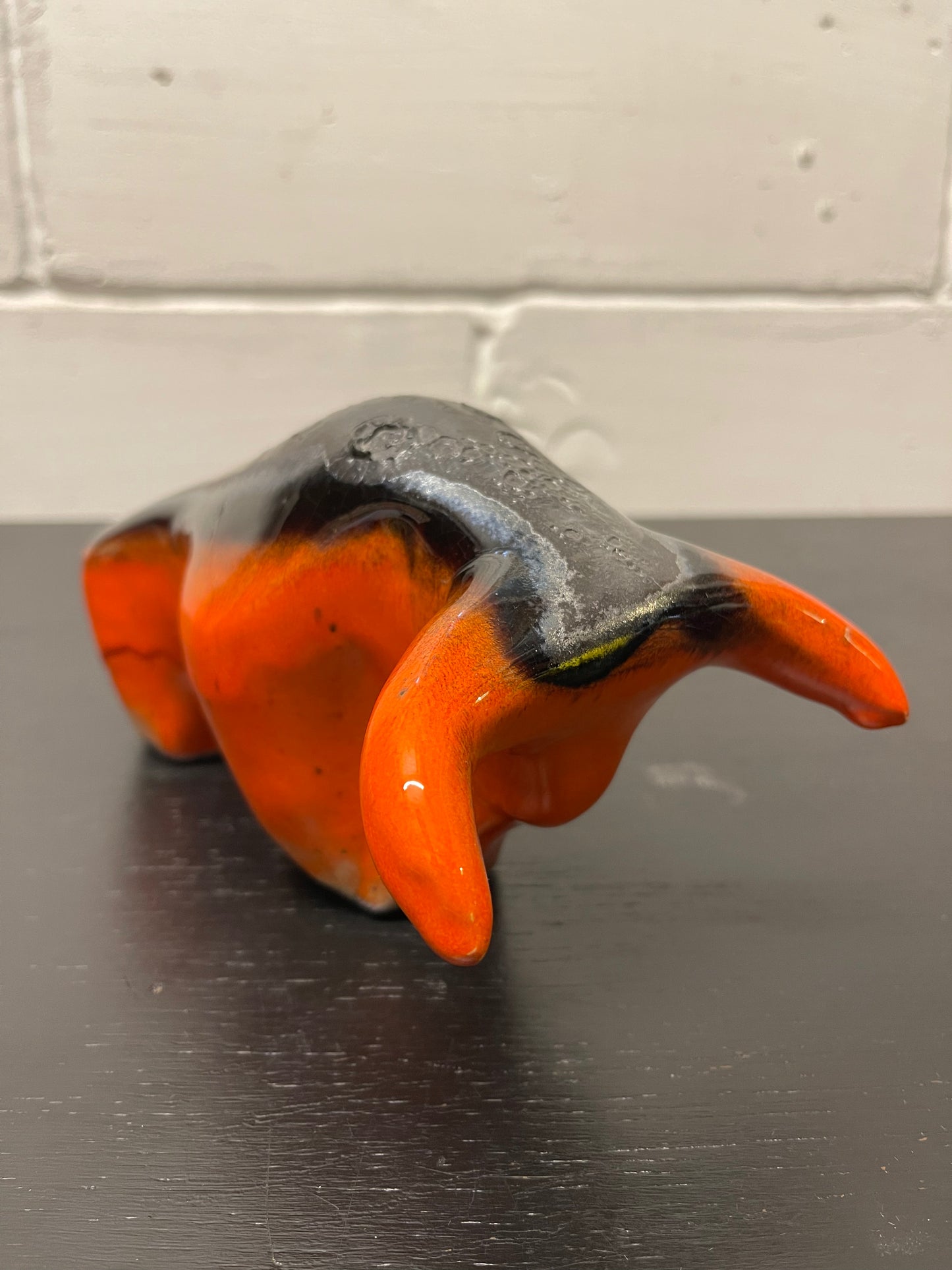 Otto Keramik Ceramic Bull West German Pottery Fat Lava