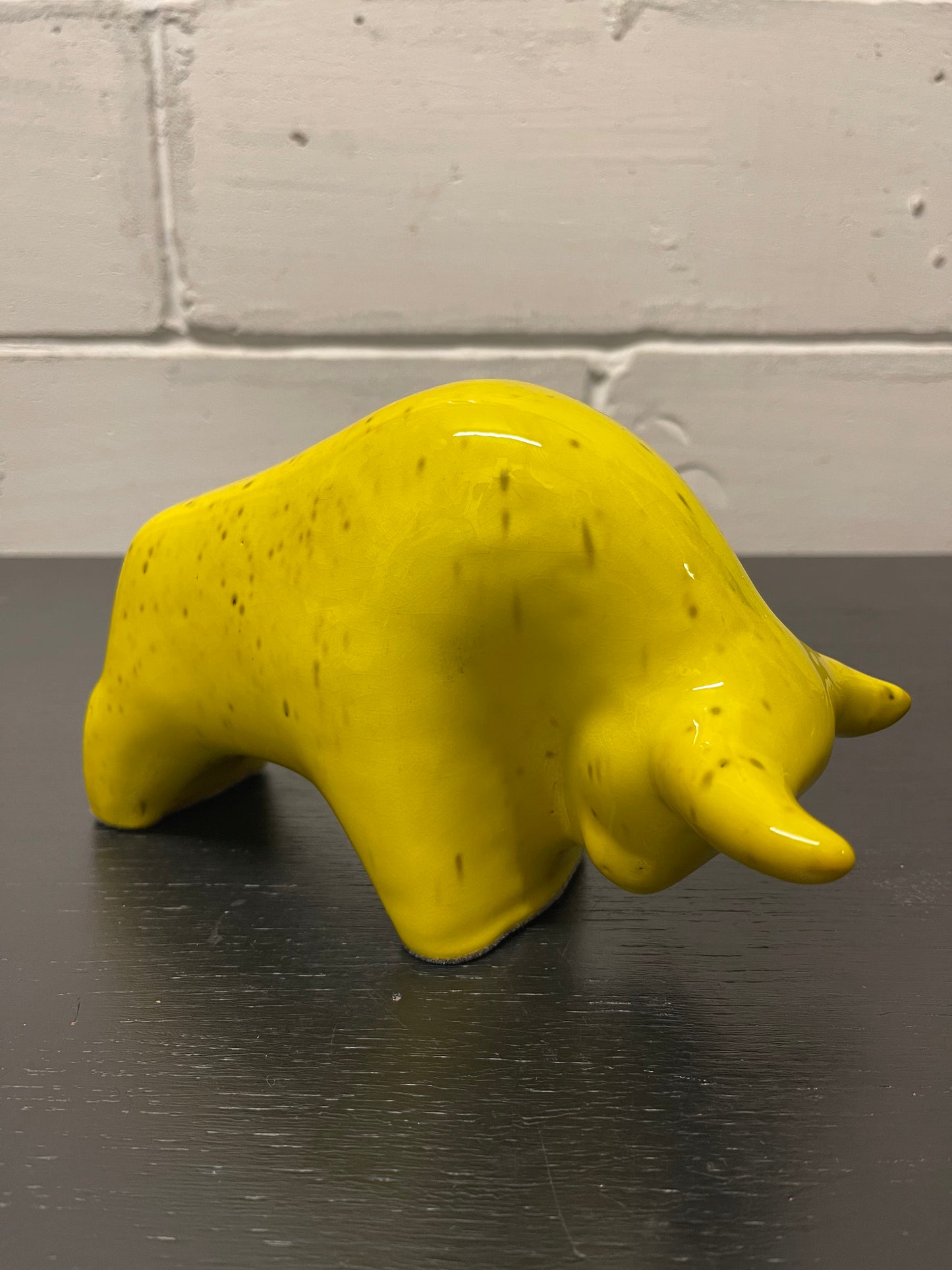 Otto Keramik Ceramic Bull West German Pottery Fat Lava
