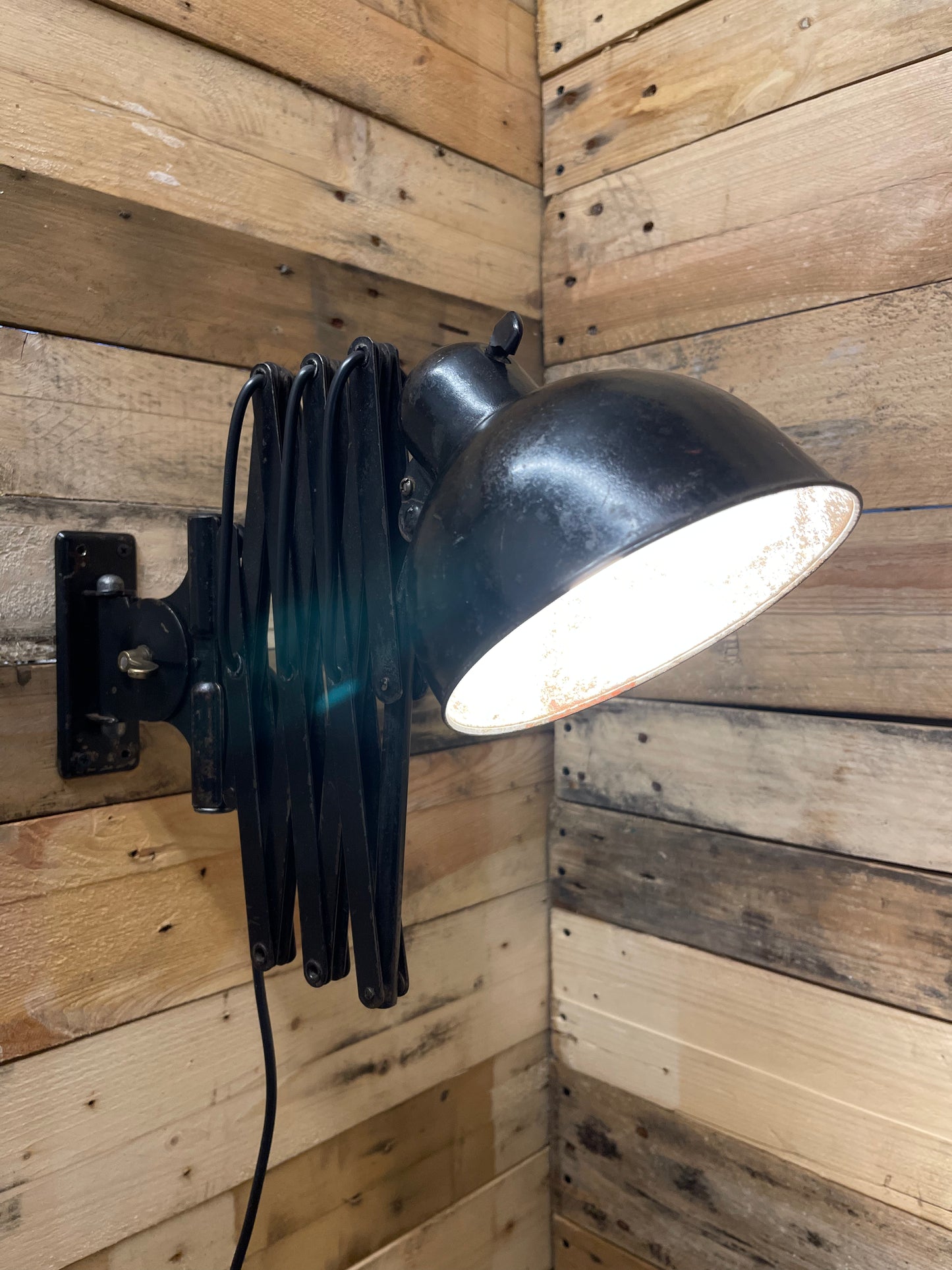 1930s Mercury Glass Wall Light By Adolf Meyer For Zeiss Ikon Germany