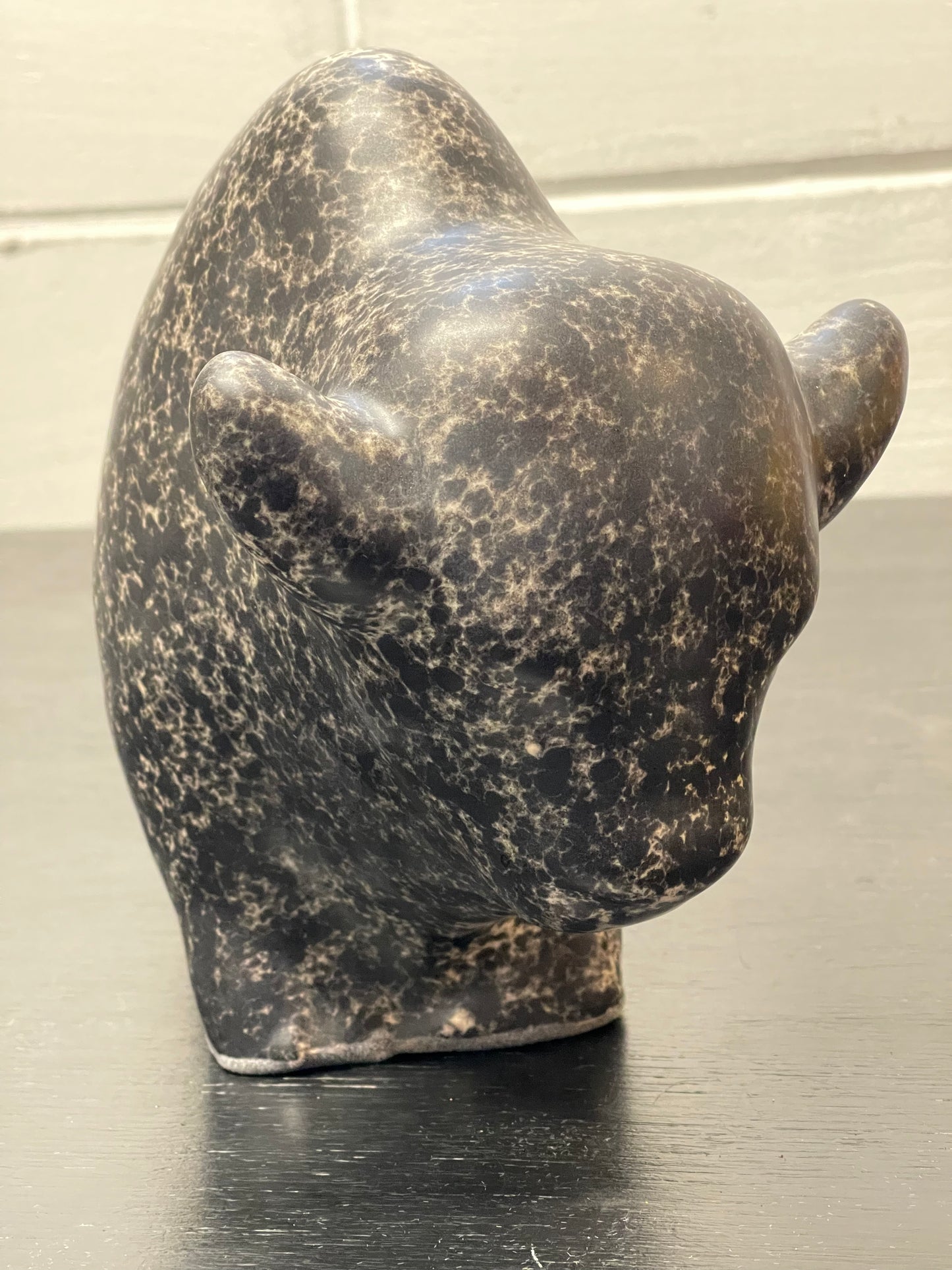Otto Keramik Ceramic Bull West German Pottery Fat Lava