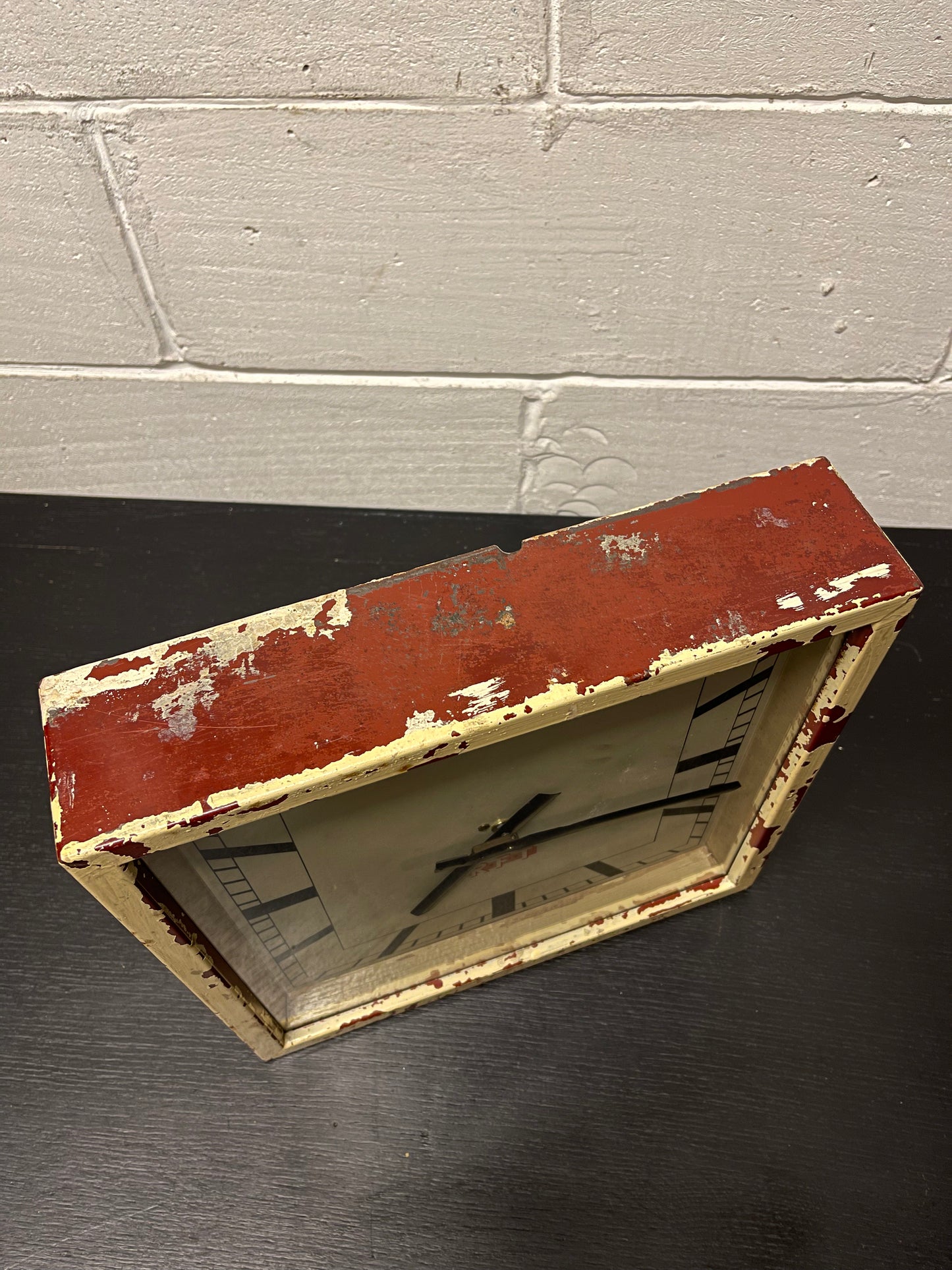 1950s Art Deco Style East German Clock Factory Clock By RFT