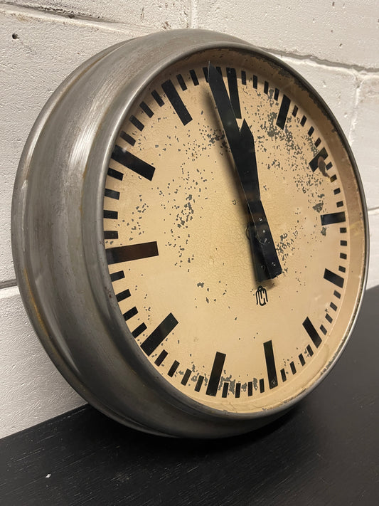 Early 1930s Swiss Railway Clock By GM