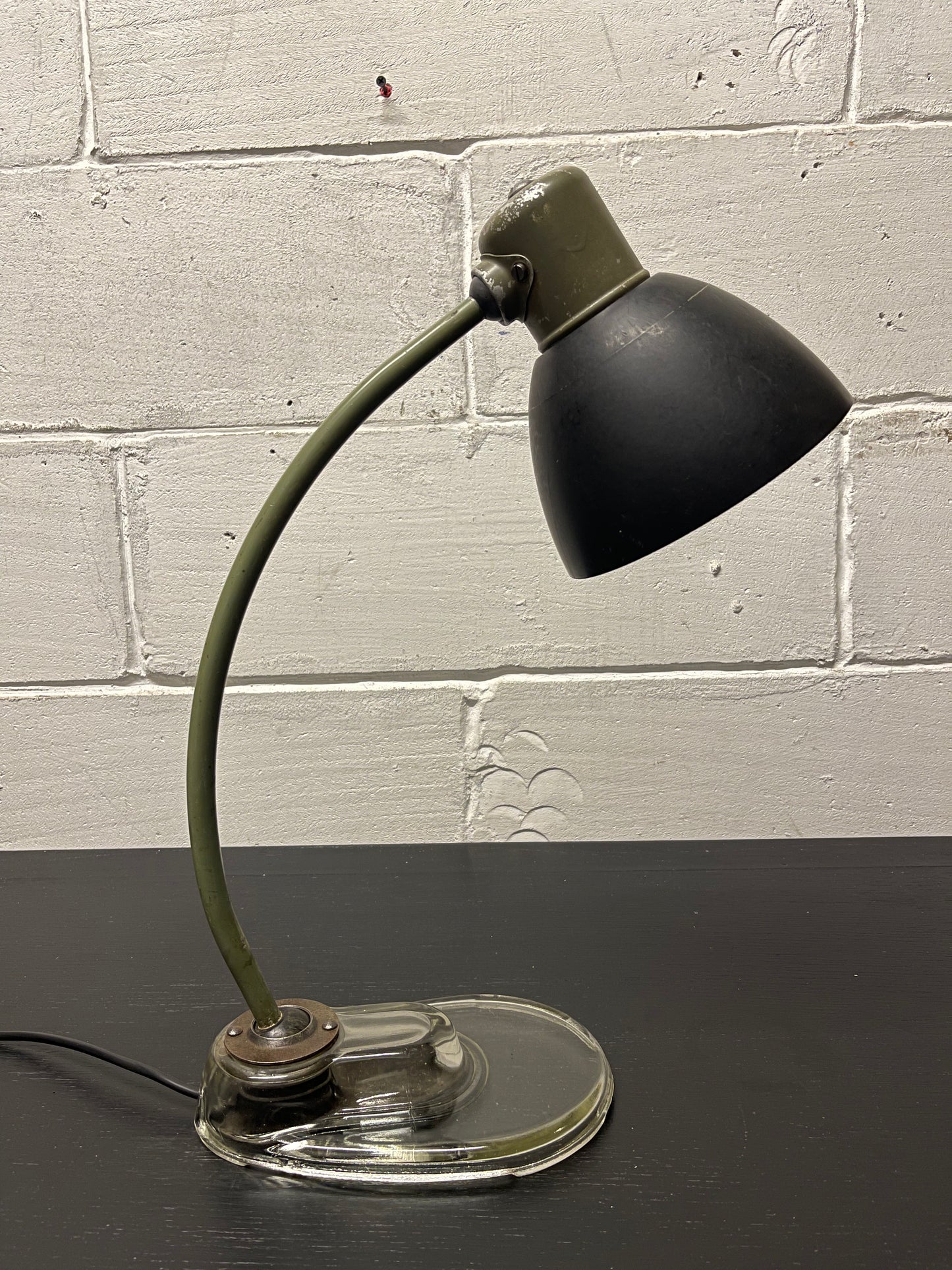 1940s Glass Base Model 1115 Table Lamp By Marianne Brandt For Kandem